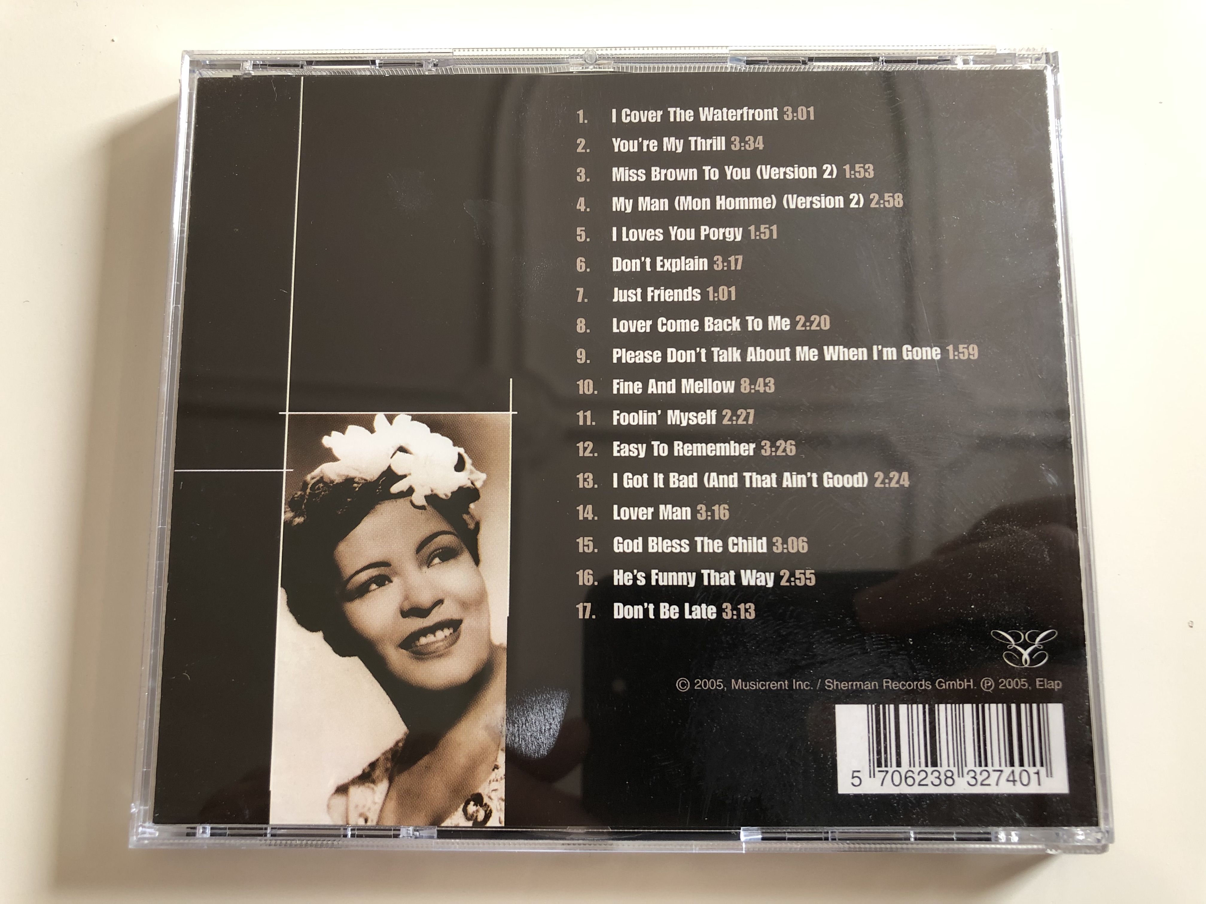 Billie Holiday - You're my thrill / Lady Sings The Blues / Audio CD 2005 /  American jazz vocalist - bibleinmylanguage