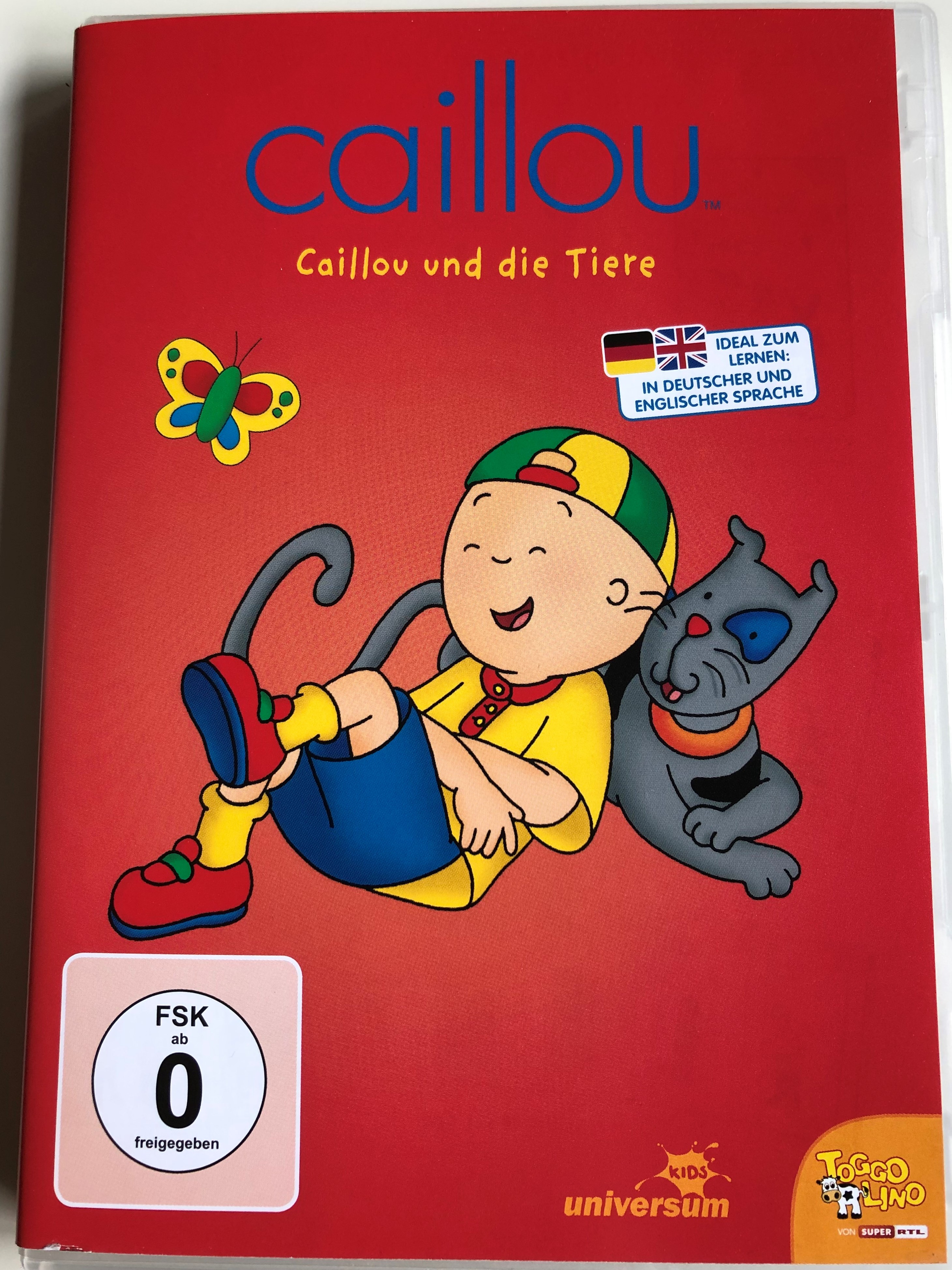 Caillou DVD 2000 Caillou und die Tiere / Directed by Jean Pilotte /  Canadian educational children's television series - Bible in My Language