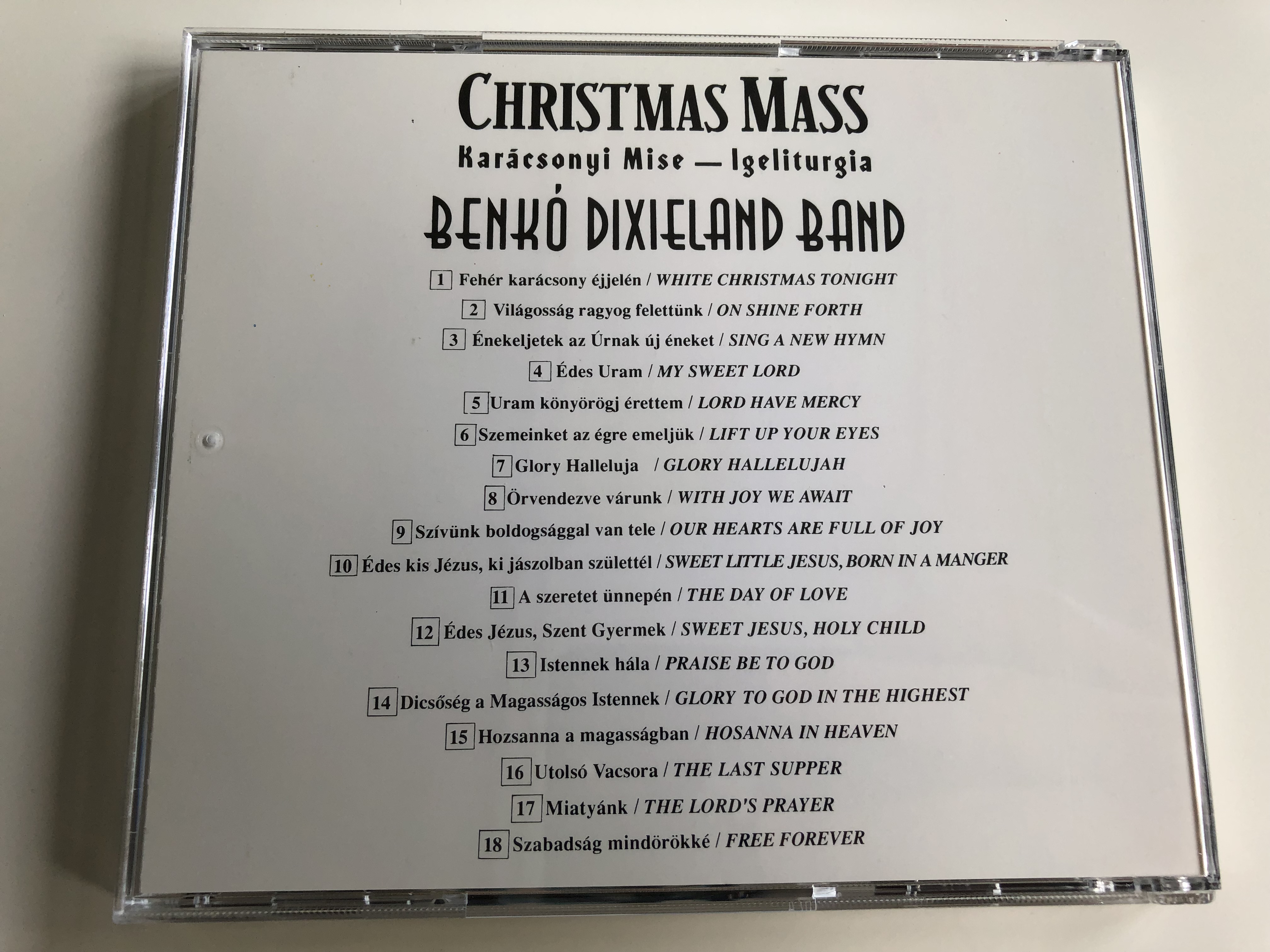 Christmas Mass - Liturgy of the Words / Karácsonyi Mise - Igeliturgia /  Benkó Dixieland Band / Hungaroton / HCD 37524 / Audio CD 1993 -  bibleinmylanguage