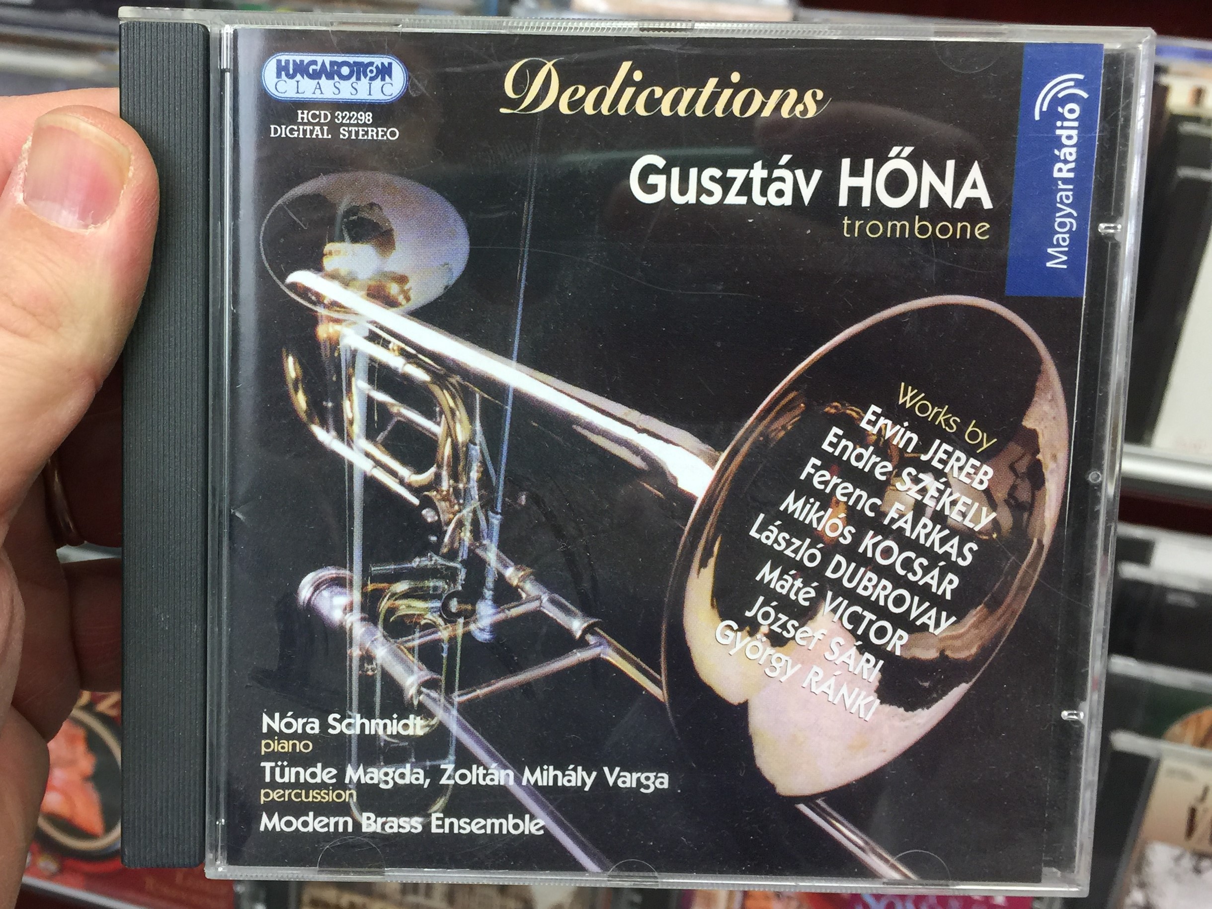 Dedications Gusztáv Hőna, Trombone Works By Ervin Jereb,