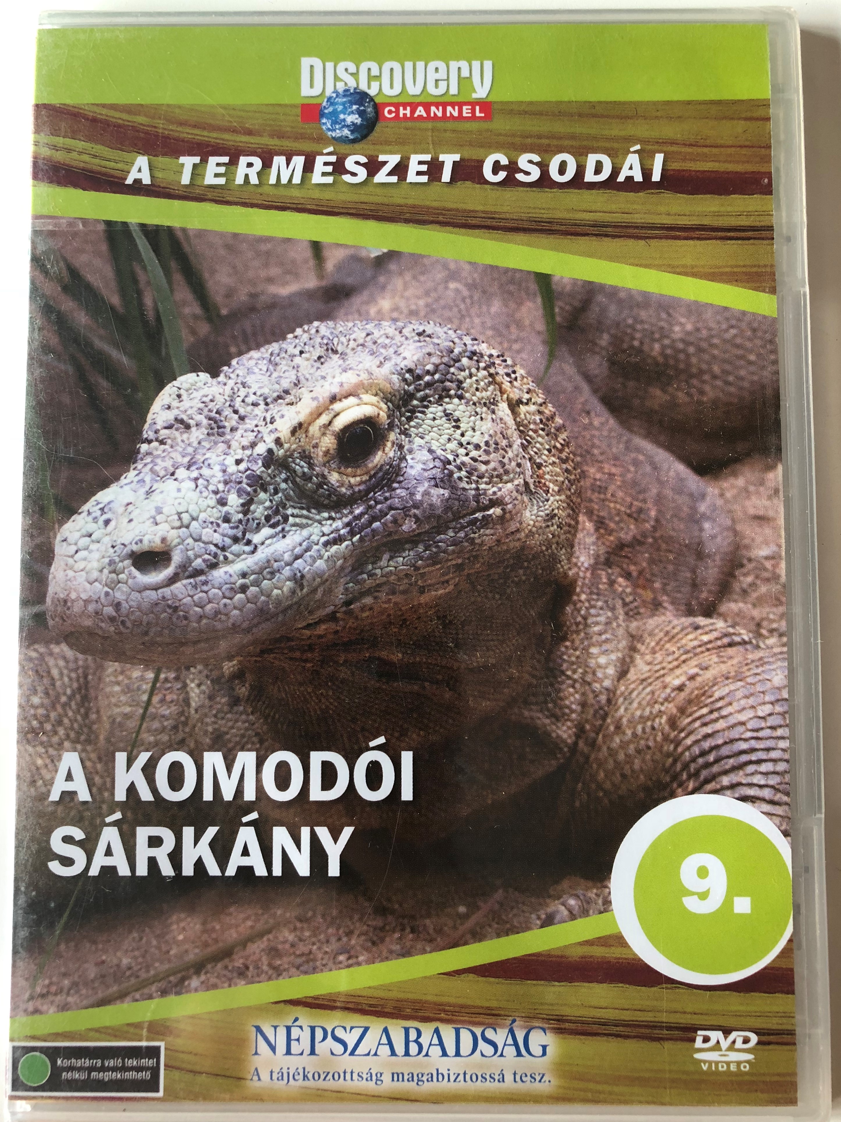 Discovery Channel Wonders of Nature: A komodói sárkány - A túlélés mesterei  / Dragons of Komodo DVD / Audio: English, Hungarian - bibleinmylanguage