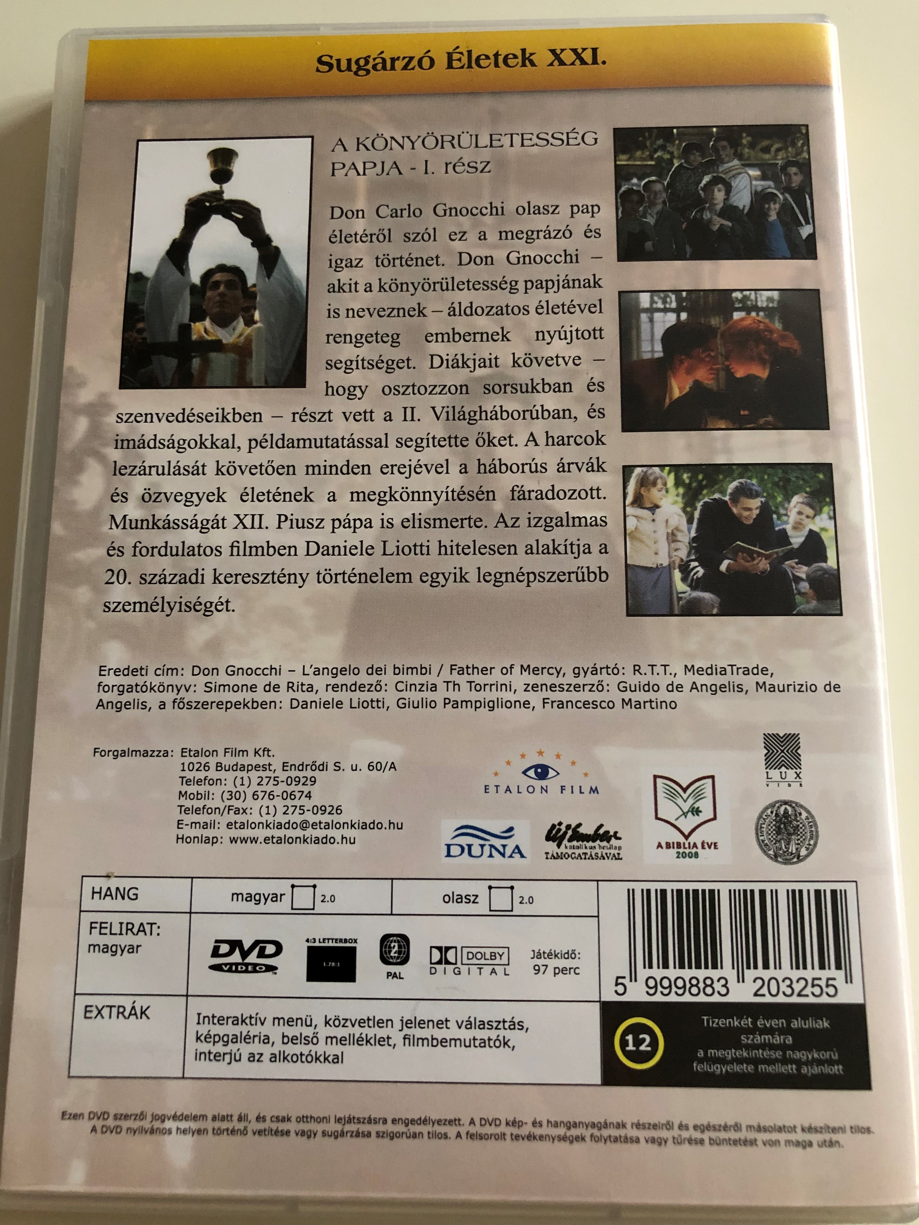 Don Gnocchi - L'angelo dei bimbi 1. / Father of Mercy 1. DVD 2004 A ...