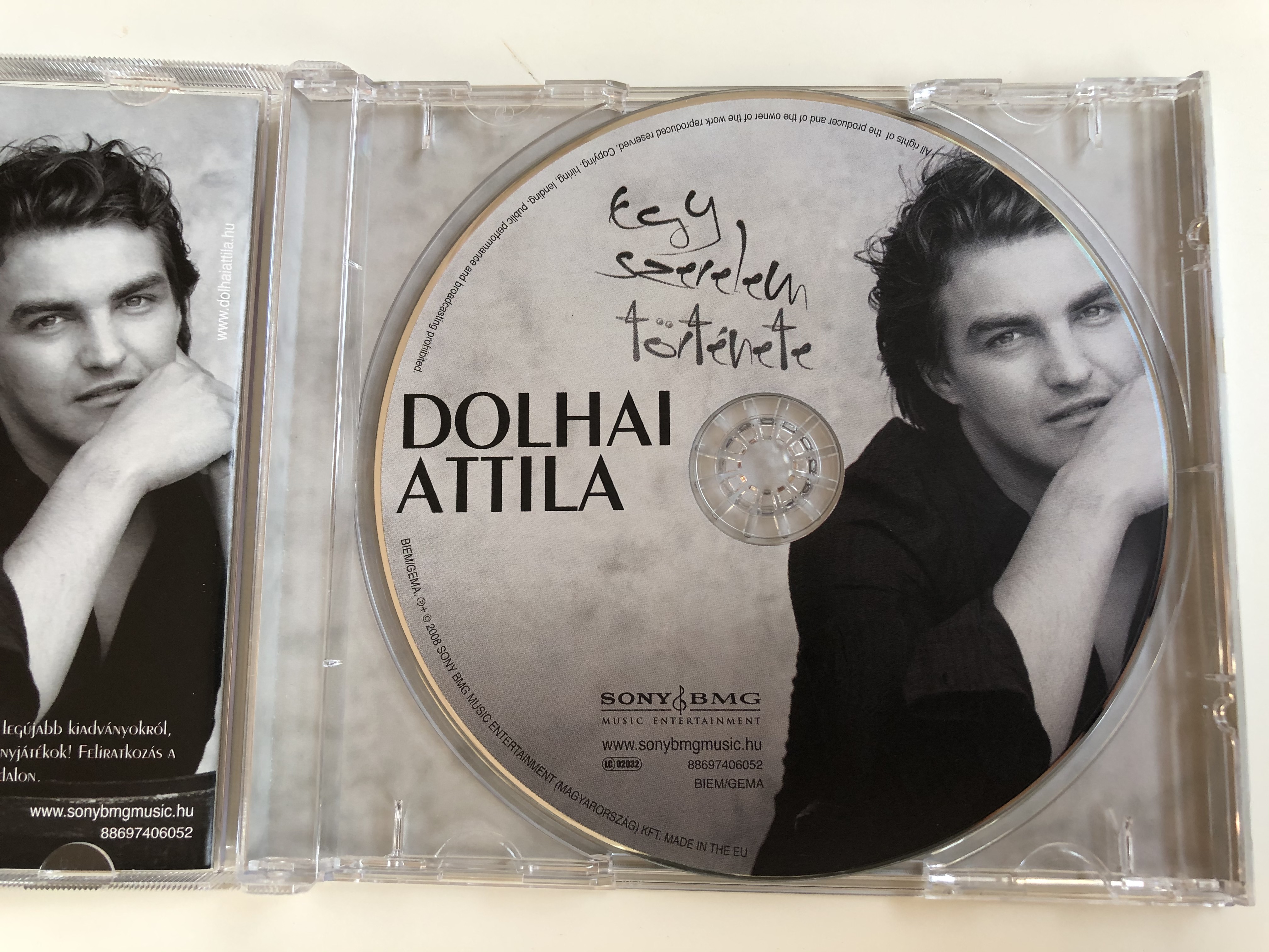 Egy Szerelem Története - Dolhai Attila ‎/ Sony BMG Music Entertainment  ‎Audio CD 2008 / 88697406052 - bibleinmylanguage