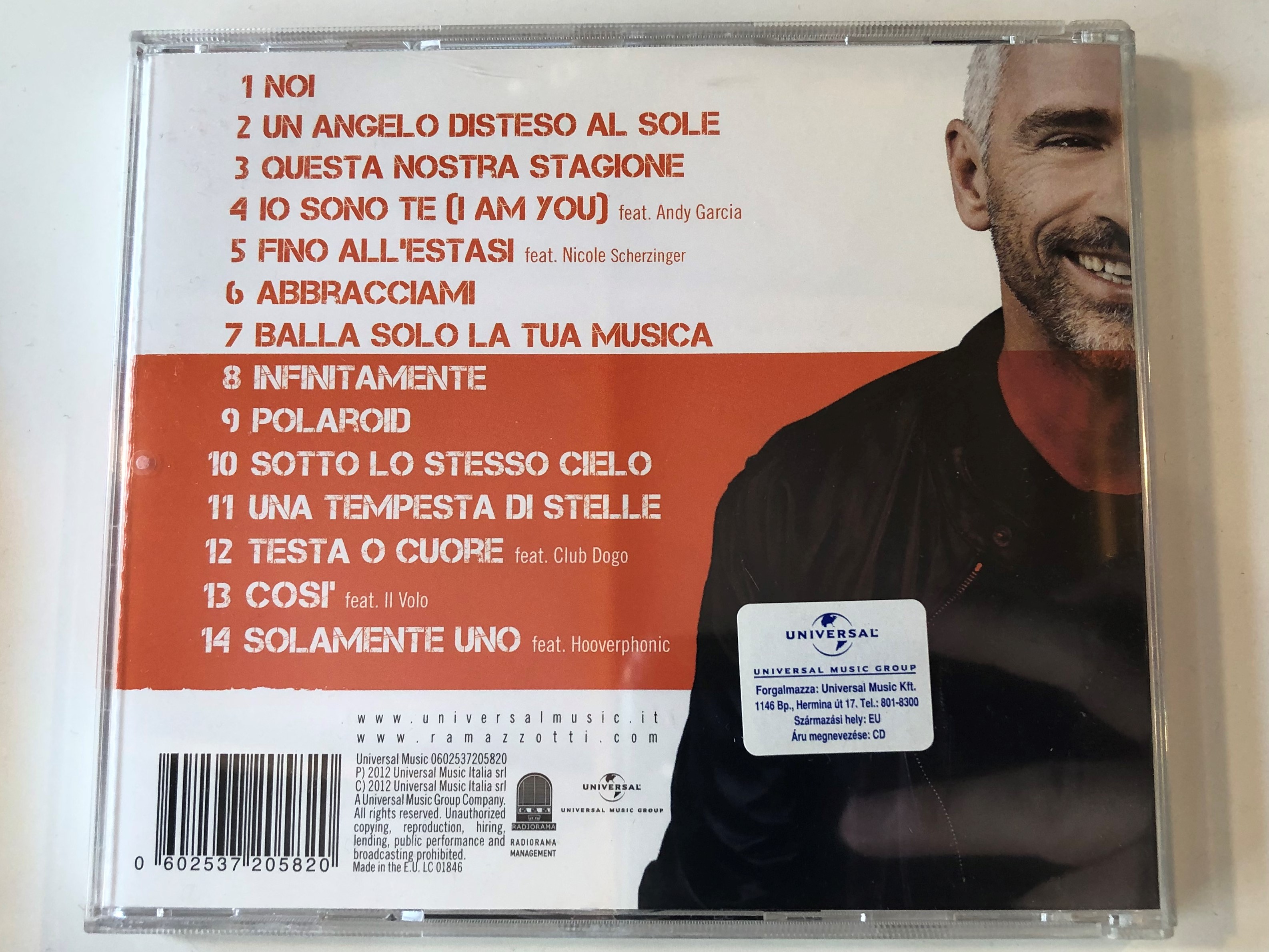 Eros Ramazzotti ‎– Noi / Universal Music Group Audio CD 2012 /  0602537205820 - bibleinmylanguage