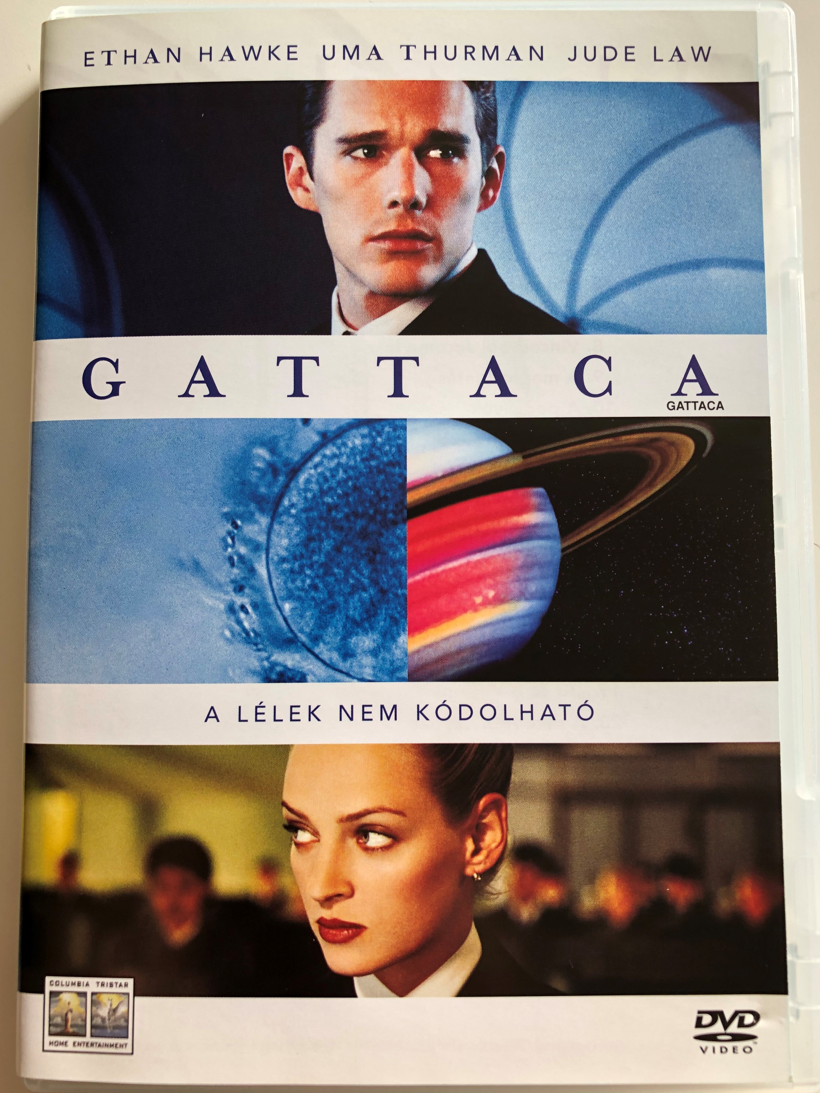 Gattaca DVD 1997 / Directed by Andrew Niccol / Starring: Ethan Hawke, Uma  Thurman, Alan Arkin, Jude Law - bibleinmylanguage