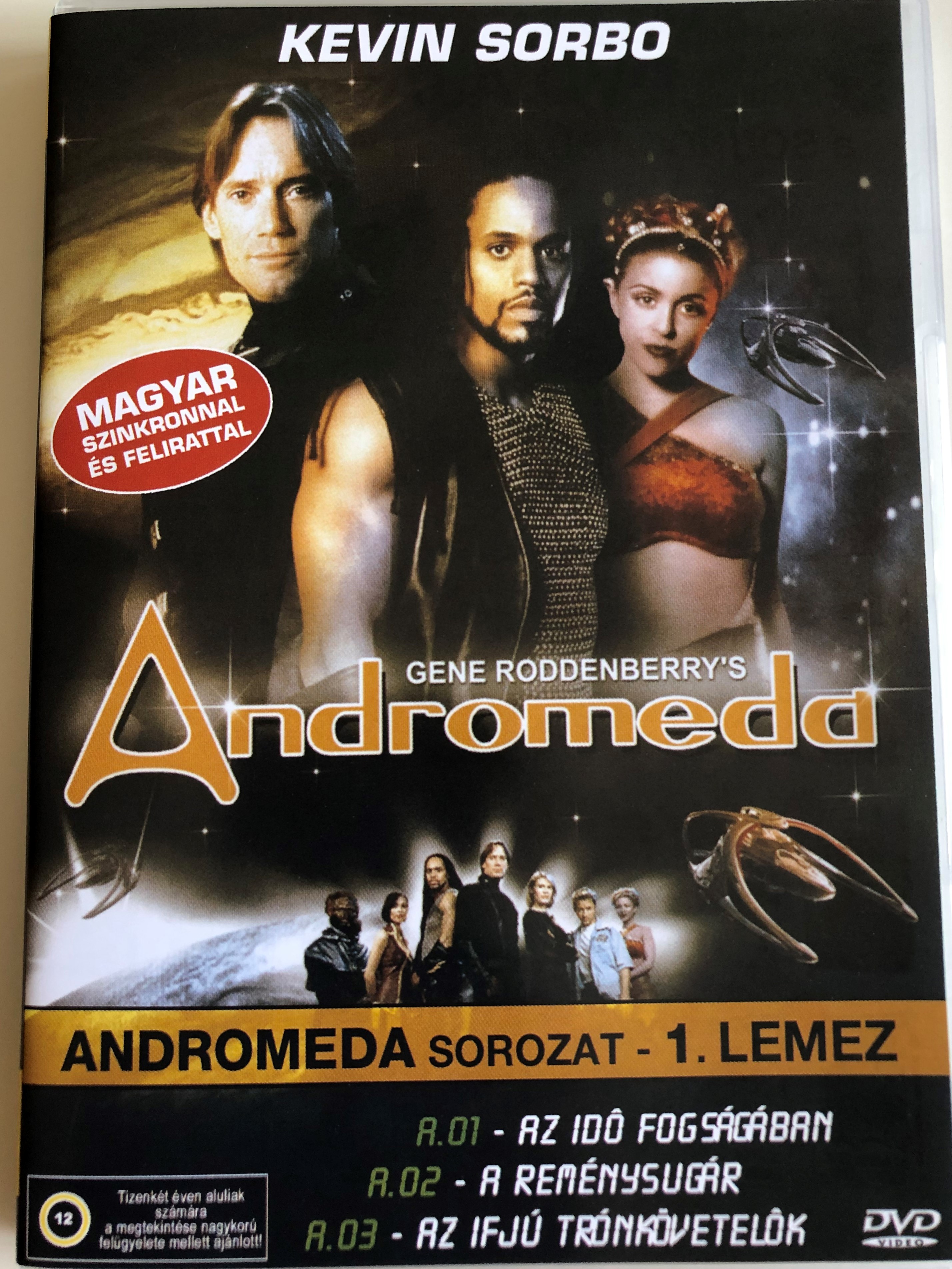 Gene Roddenberry's Andromeda DVD 2000 TV Series / Disc 1. / Written by Gene  Roddenberry / Producers: Allan Eastman, Majel Barrett Roddenberry, Jay  Firestone / Starring: Kevin Sorbo, Lisa Ryder, Keith Hamilton Cobb /  Episodes 1-3. - bibleinmylanguage