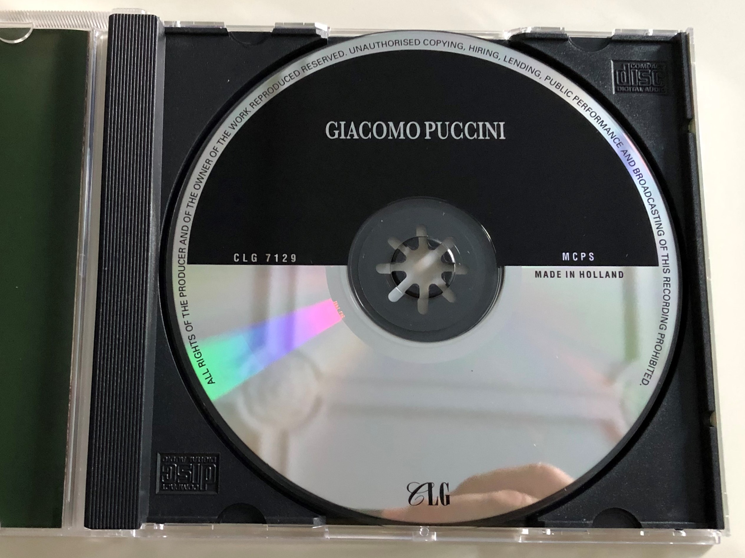 Giacomo Puccini - Highlights from Madama Butterfly / Classical Gallery /  Audio CD 1995 / CLG 7129 - bibleinmylanguage