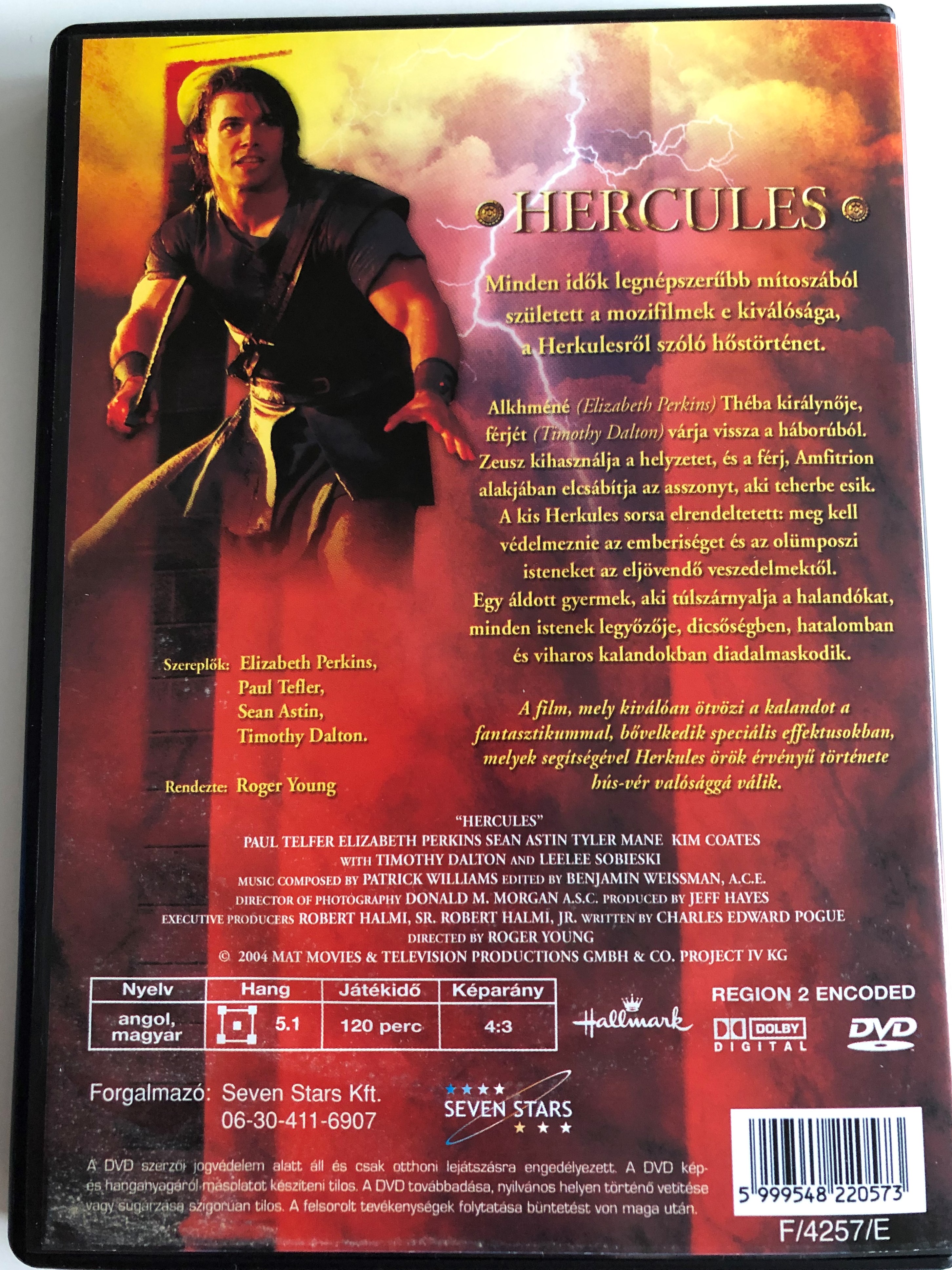 Hercules DVD 2005 / Directed by Roger Young / Starring: Paul Telfer,  Elizabeth Perkins, Sean Astin, Tyler Mane, Timothy Dalton - Bible in My  Language