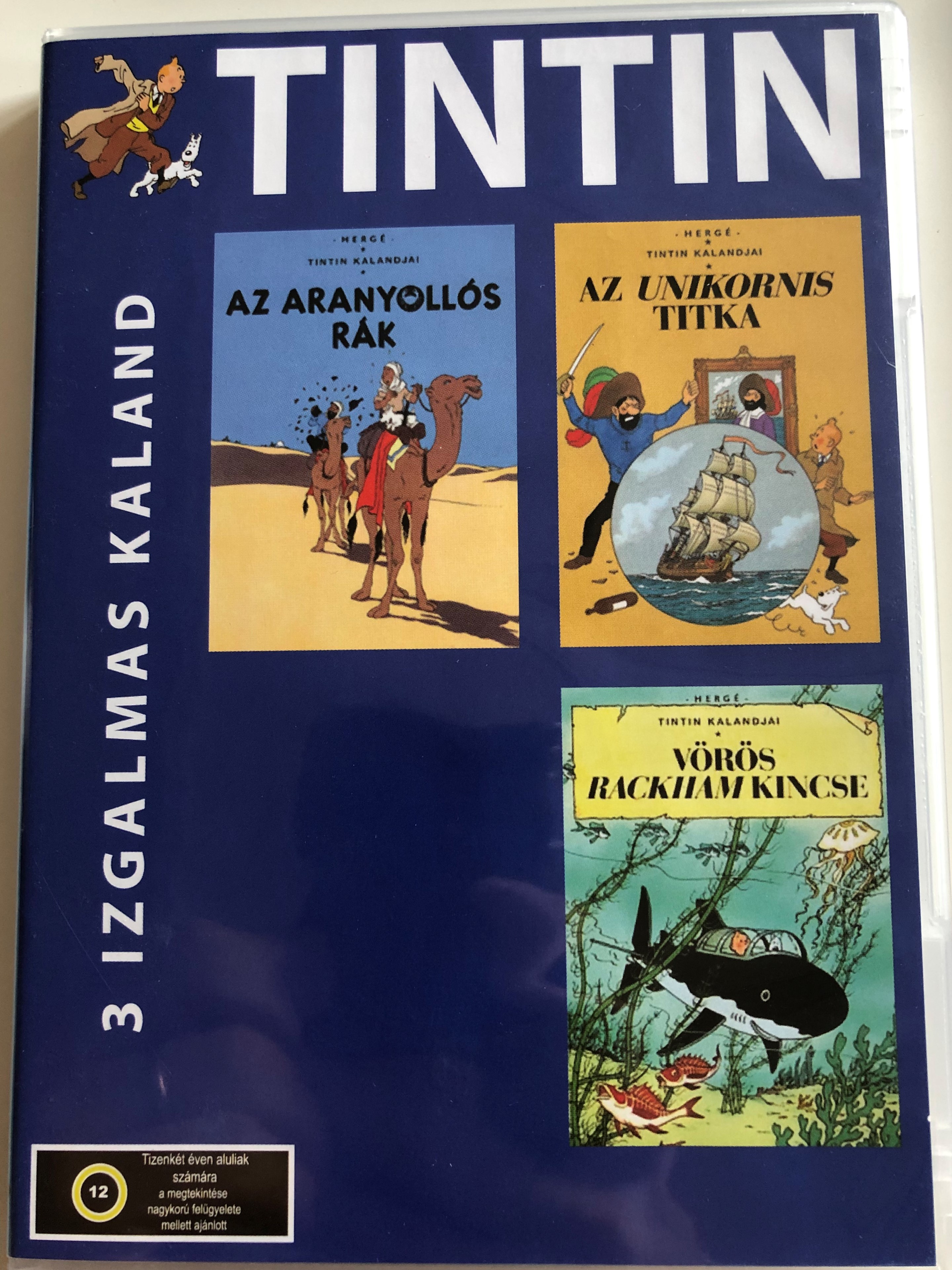 Hergé's Adventures of Tintin DVD 1957 Tintin Kalandjai (Les Aventures de  Tintin, d'après Hergé) / Directed by Ray Goossens / Starring: Dallas  McKennon, Paul Frees, Peter Hawkins / 3 Izgalmas Kaland / 3 Exciting  Adventures - bibleinmylanguage
