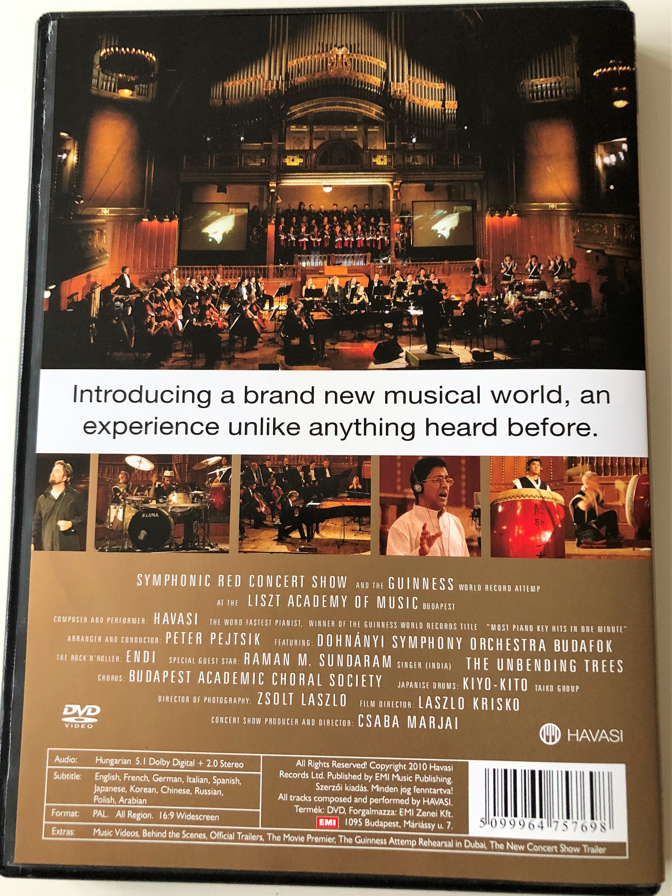 Havasi Balázs: Symphonic Red Concert Show DVD / The Fastest Pianist of the  World - bibleinmylanguage