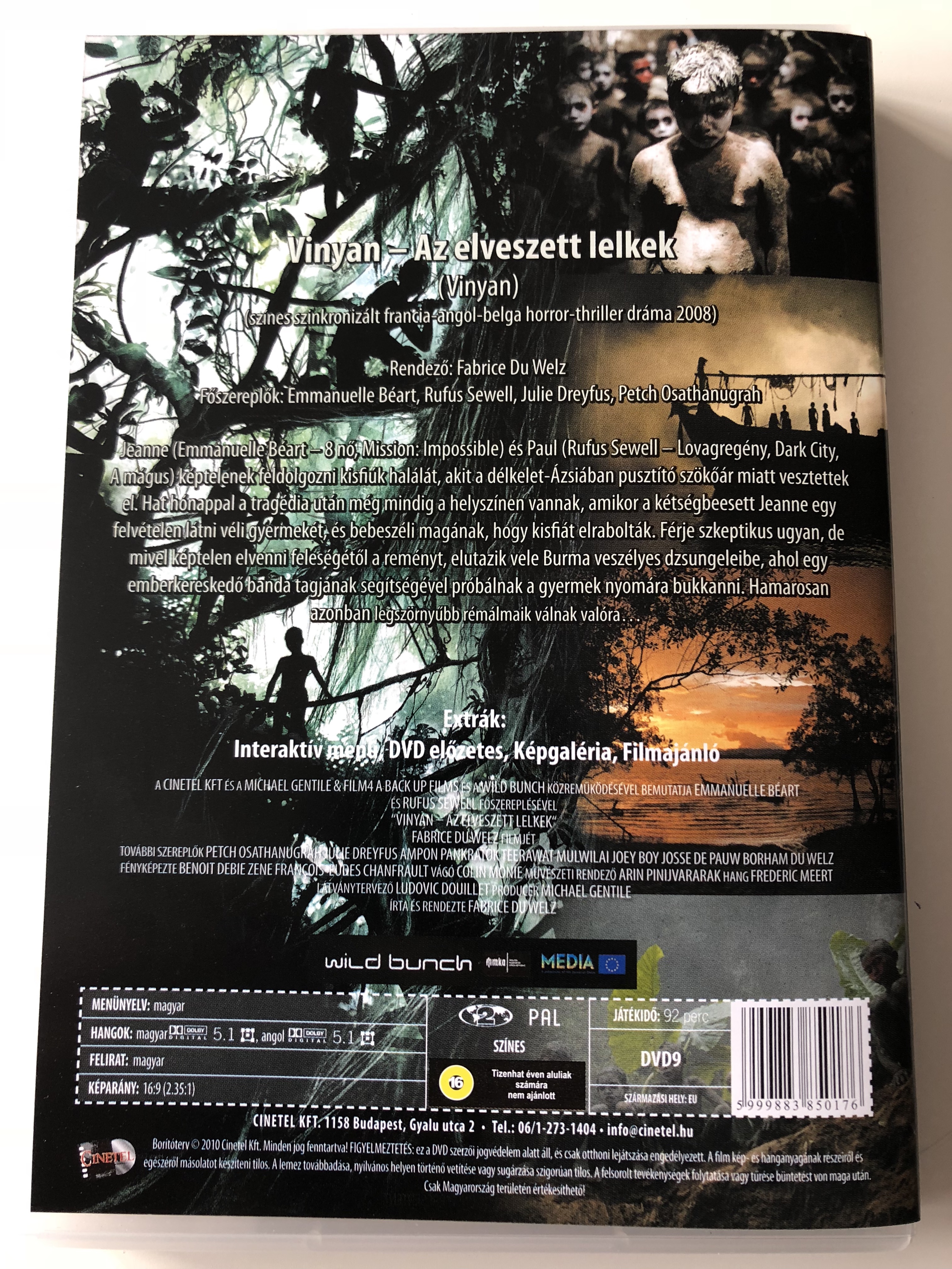 Vinyan - Az elveszett lelkek 2009 DVD / Directed by Fabrice du Welz /  Starring: Emmanuelle Béart, Rufus Sewell, Julie Dreyfus - Bible in My  Language