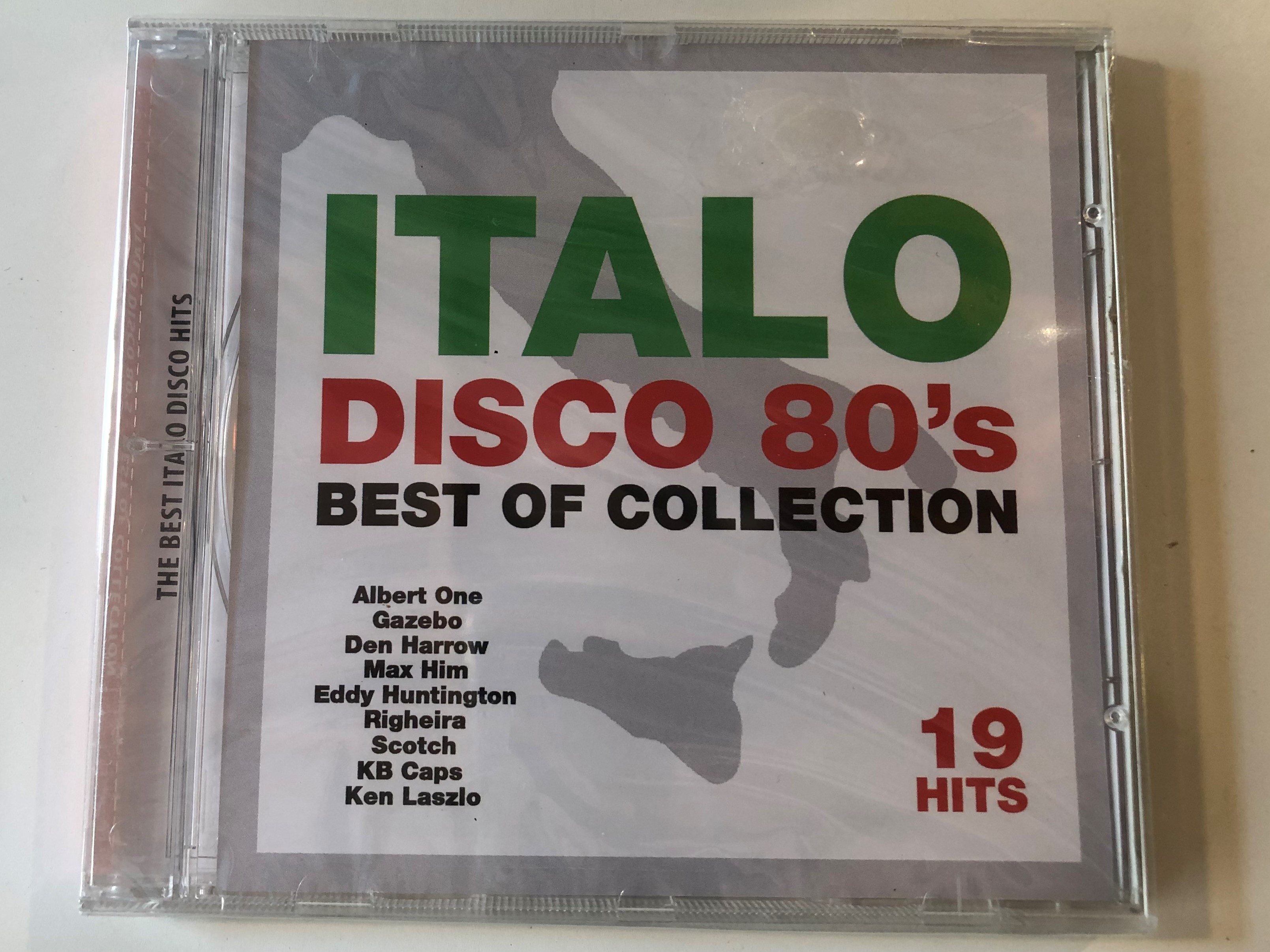 Italo Disco 80's (Best Of Collection) / Albert One, Gazebo, Den Harrow, Max  Him, Eddy Huntington, Righeira, Scotch, KB Caps, Ken Laszlo / 19 Hits /  Frontline Productions & Records ‎Audio CD /