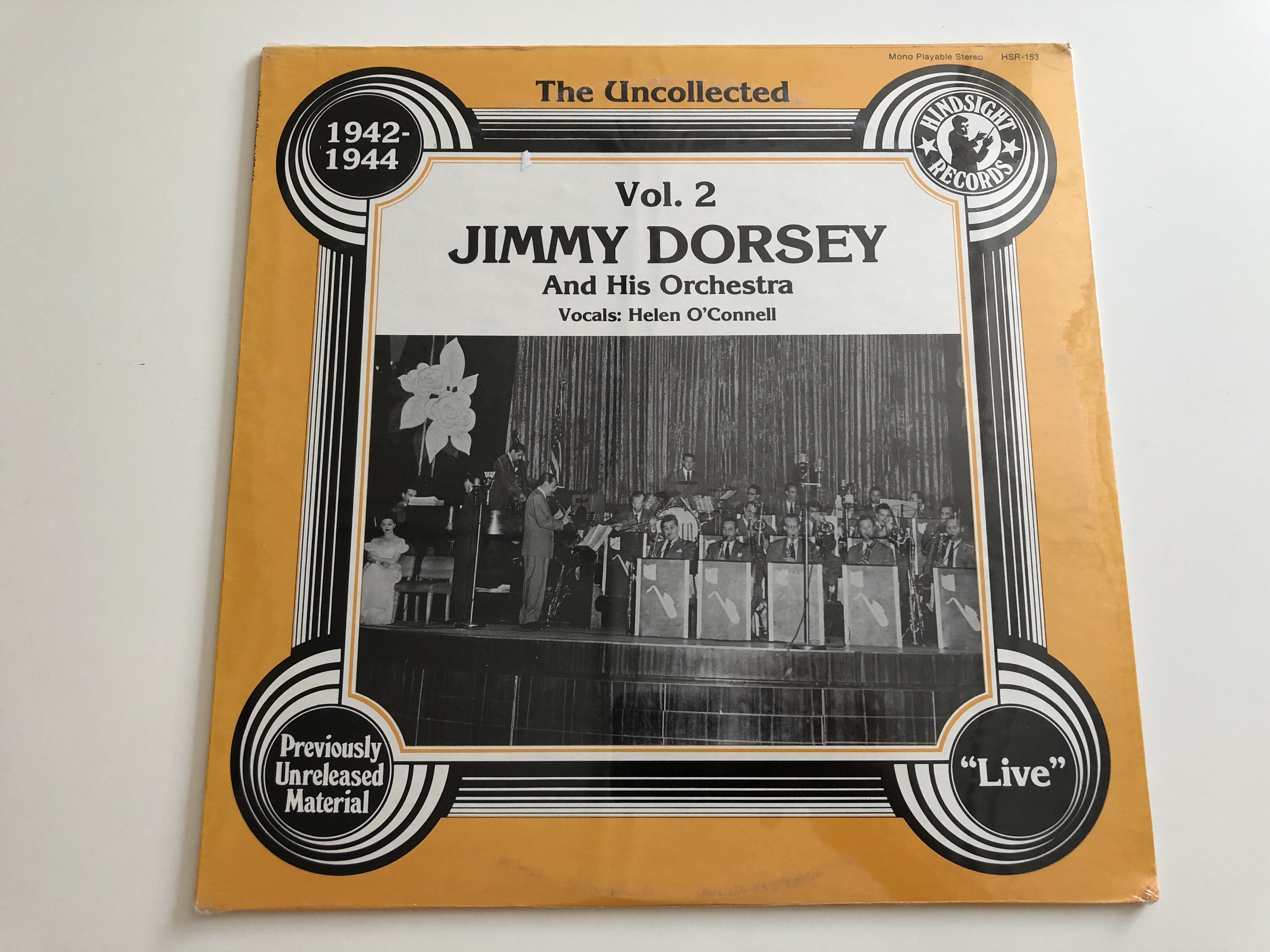Jimmy Dorsey And His Orchestra ‎– Vol. 2 / 1942 - 1944 / ''Live'' /  Hindsight Records LP / ‎HSR 153 - bibleinmylanguage