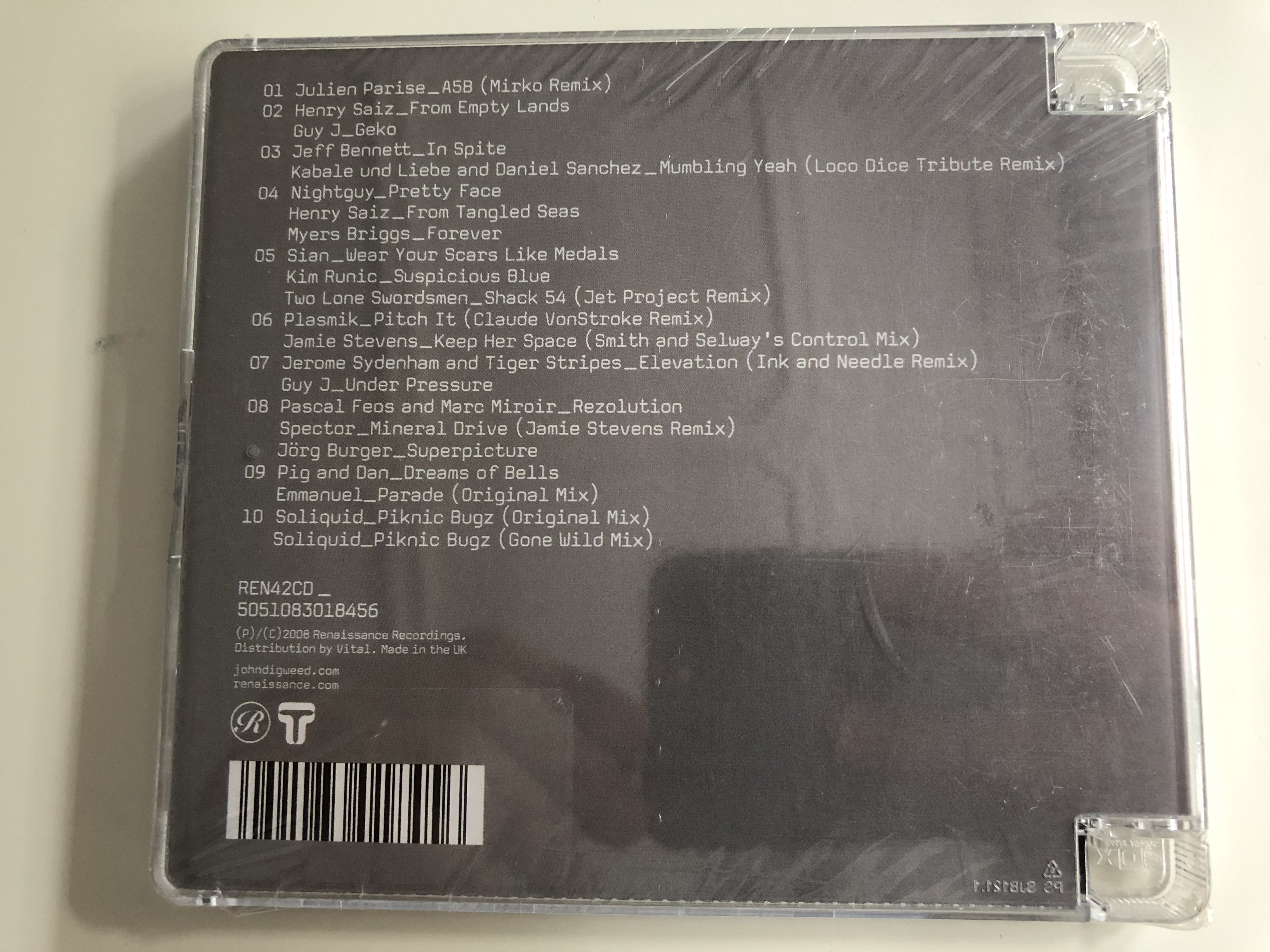 John Digweed ‎– Transitions Vol.4 / Renaissance ‎2x Audio CD 2008 ...
