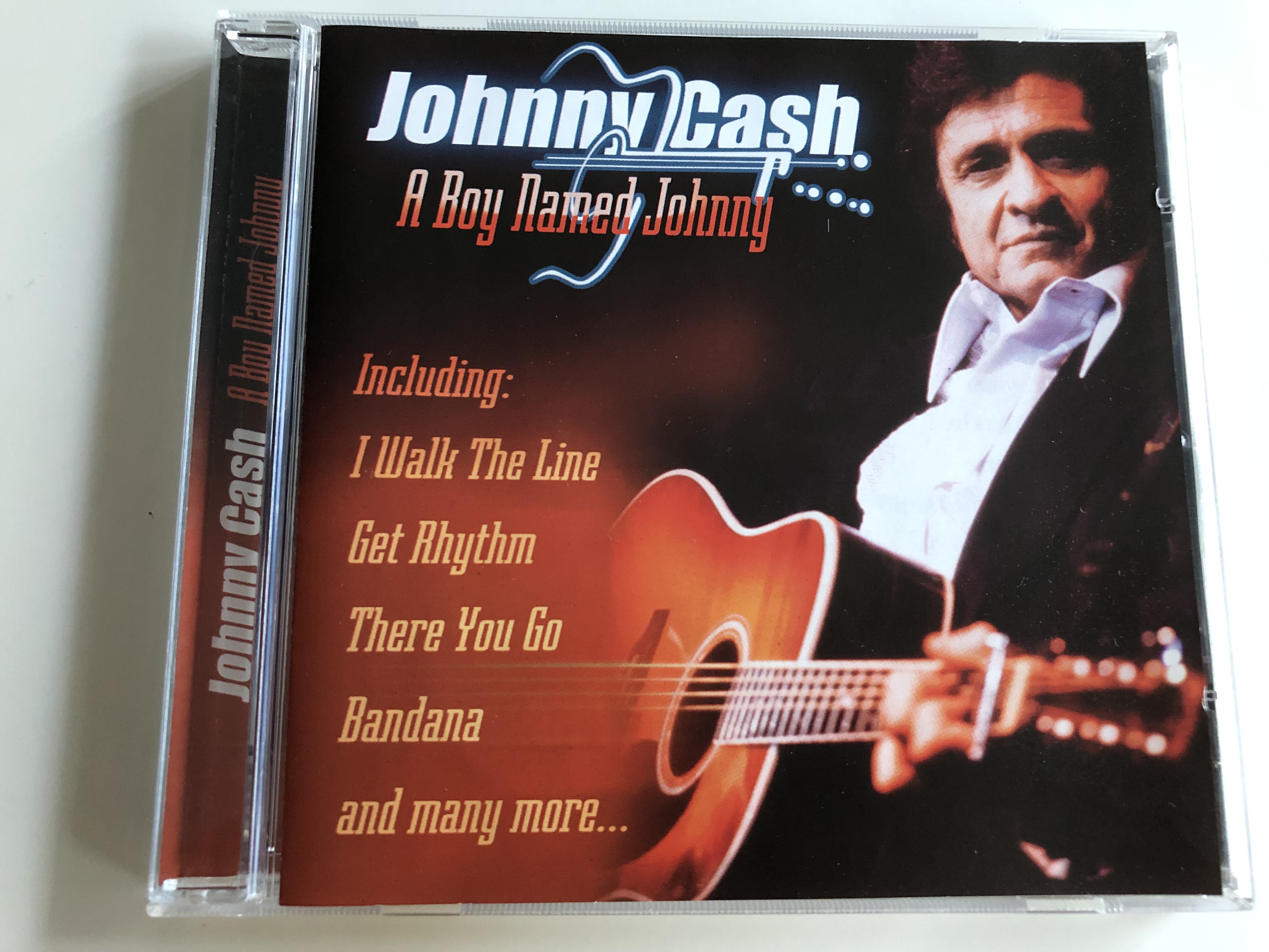 Johnny Cash - A boy named Johnny / Including: I Walk the Line, Get Rhythm,  There You GO, Bandana and many more... / Audio CD 2001 / APWCD 1164 -  bibleinmylanguage