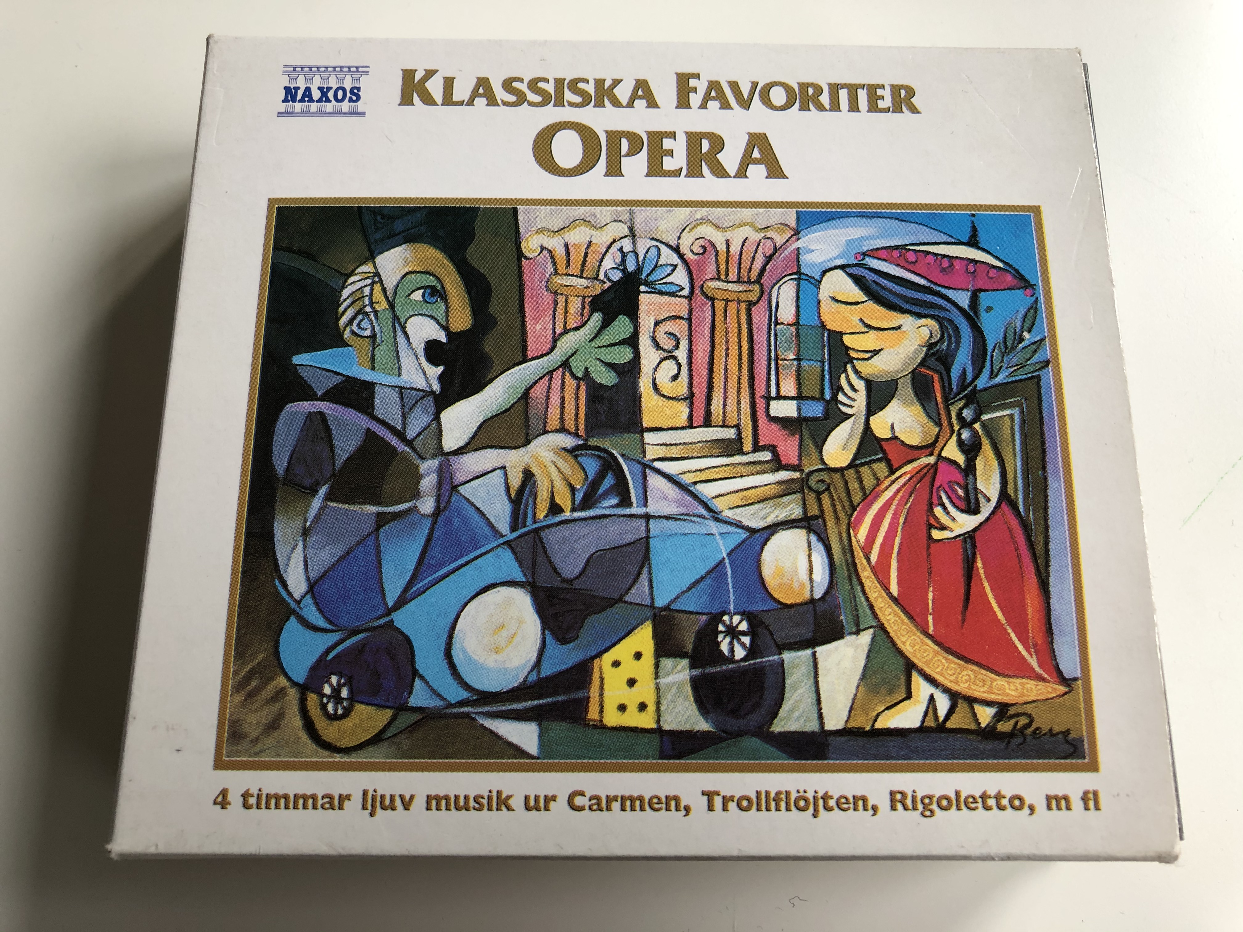 Klassiska Favoriter - Opera / 4 timmar ljuv musik ur Carmen, Trollflojten,  Rigoletto, m fl / Naxos ‎3x Audio CD / 8.503021 - bibleinmylanguage