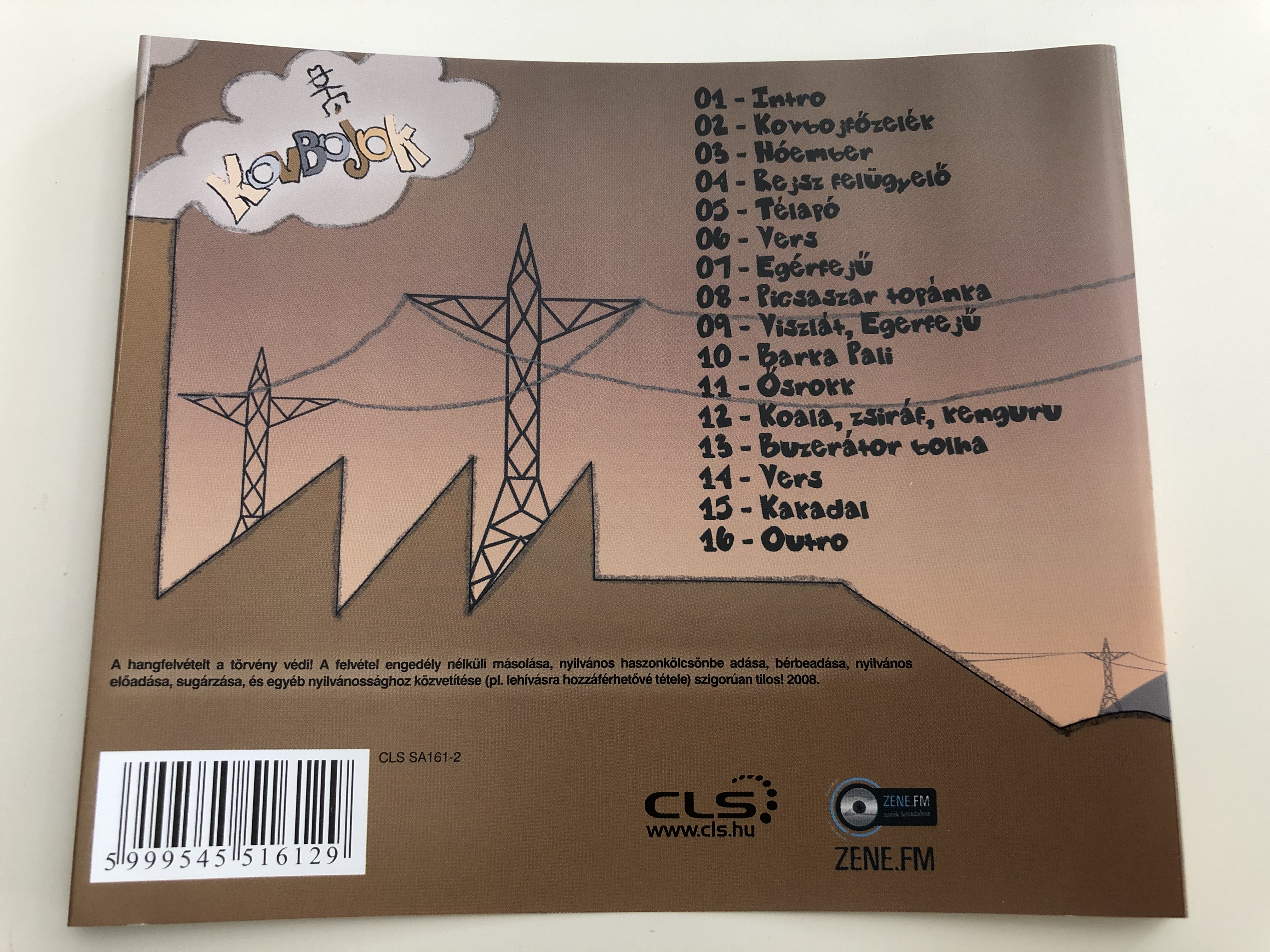 Kovbojok ‎– Kaksi Atomerőmű / Audio CD 2008 / CLS SA161-2 -  bibleinmylanguage