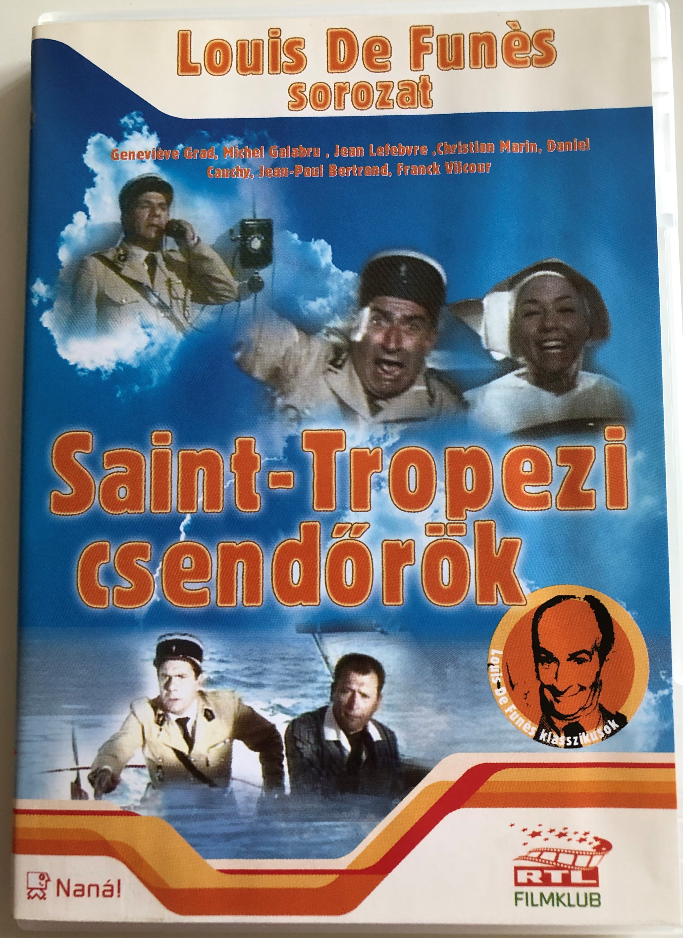 Le Gendarme de St. Tropez DVD 1964 Saint-Tropezi csendőrök (The Troops of  St. Tropez) / Directed by Jean Girault / Starring: Louis de Funés,  Geneviéve Grad, Michel Galabru, Jean Lefebvre, Christian Marin /