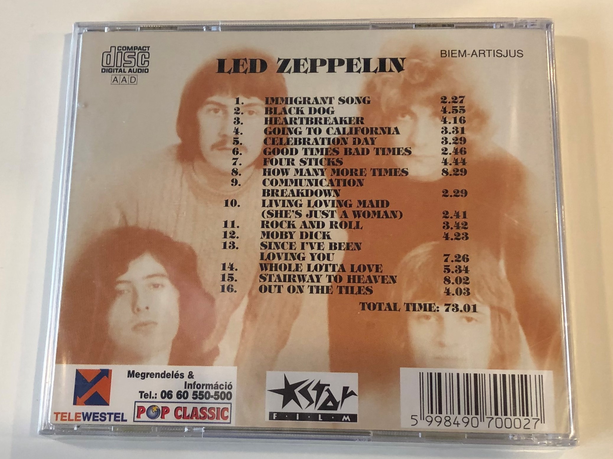 Led Zeppelin - Best Of / Pop Classic / Audio CD