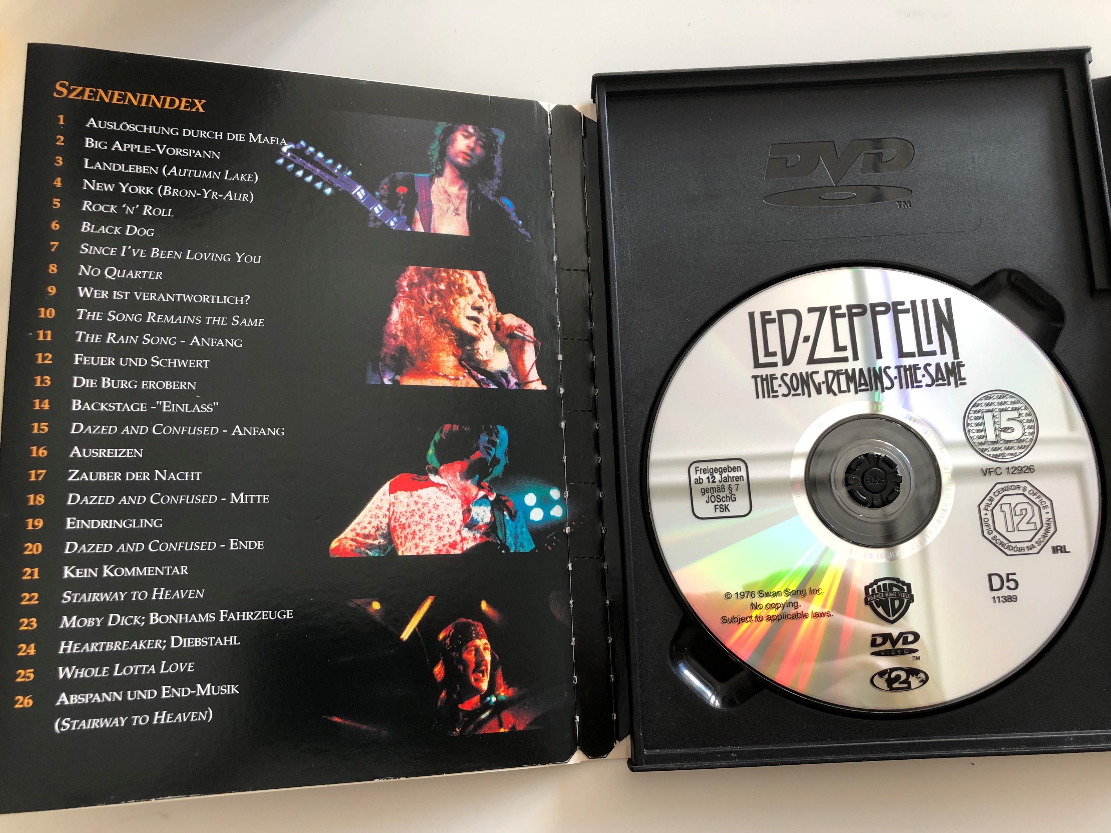 Led Zeppelin - The Song Remains The Same DVD 1976 In Concert Led Zeppelin - The Song Remains The Same DVD 1976 In Concert