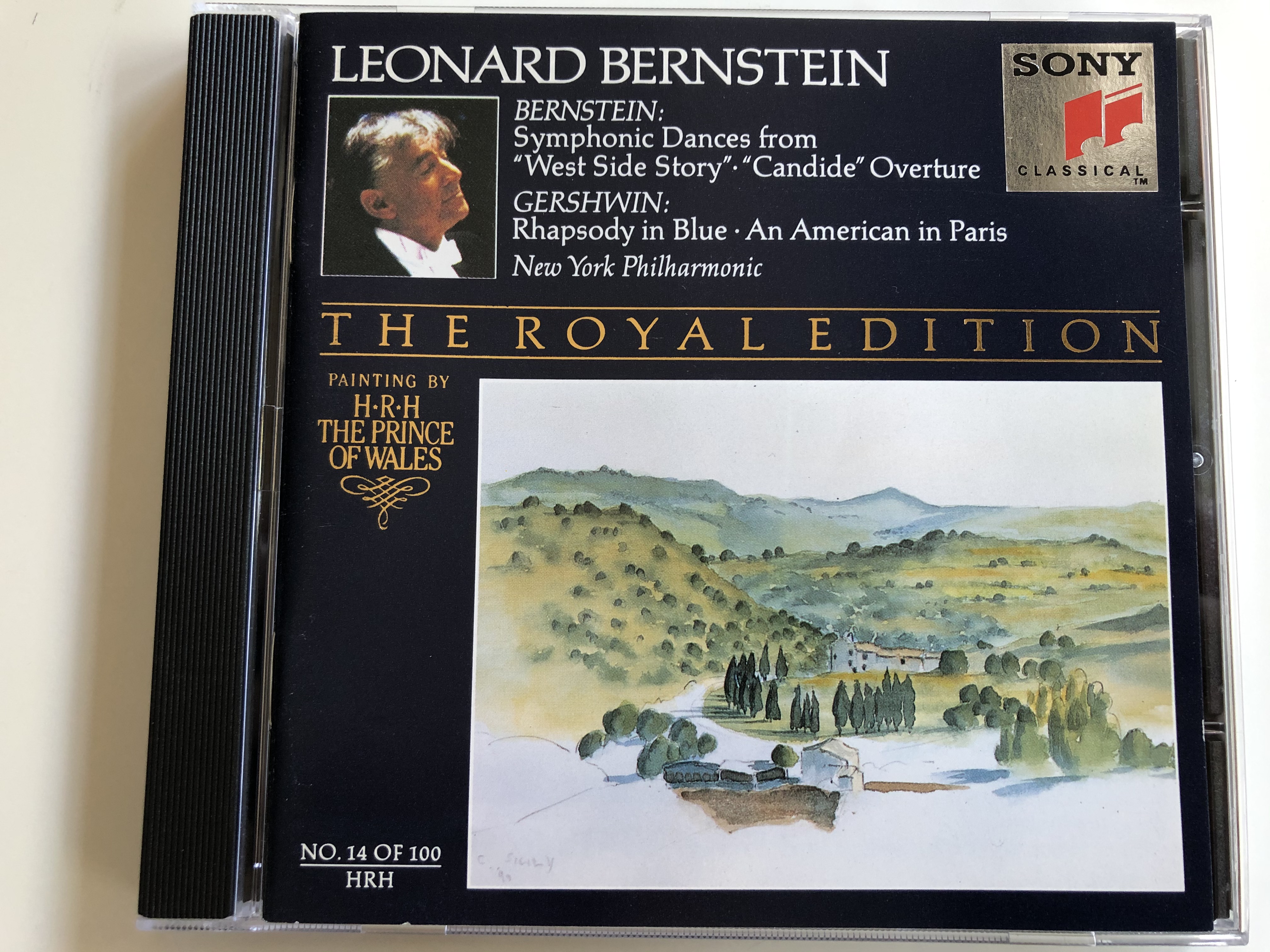 Leonard Bernstein ‎– Symphonic Dances from ''West Side Story'', ''Candide''  Overture / Gershwin - Rhapsody in Blue, An American in Paris / New York  Philharmonic / The Royal Edition / Sony Classical ‎Audio CD / SMK 47529 -  bibleinmylanguage
