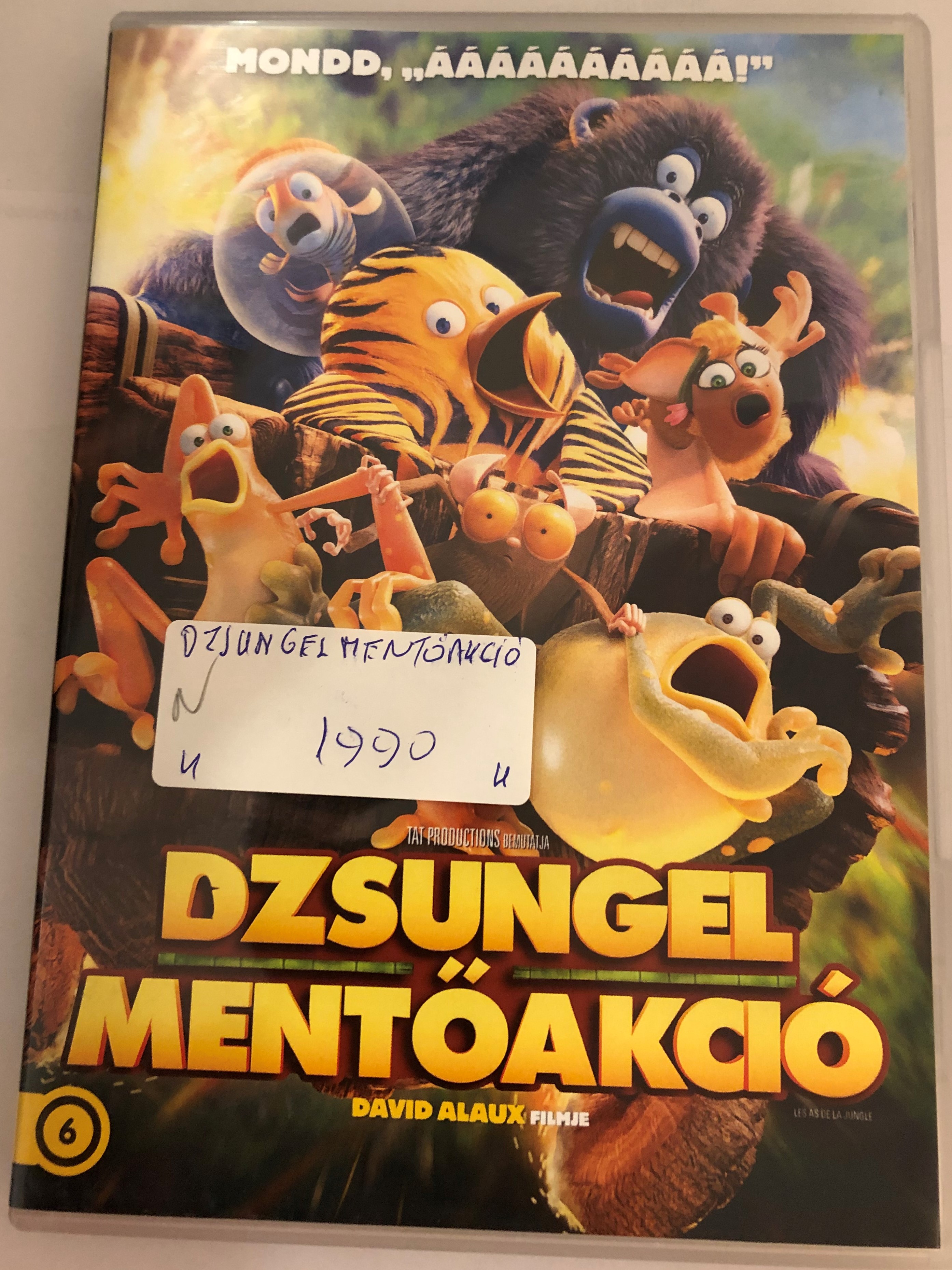 Les As de la Jungle DVD 2017 Dzsungel mentőakció (The Jungle Bunch to the  Rescue) / Directed by David Alaux / Voice cast: Philippe Bozo, Michel  Mella, Emmanuel Curtil, Paul Borne /