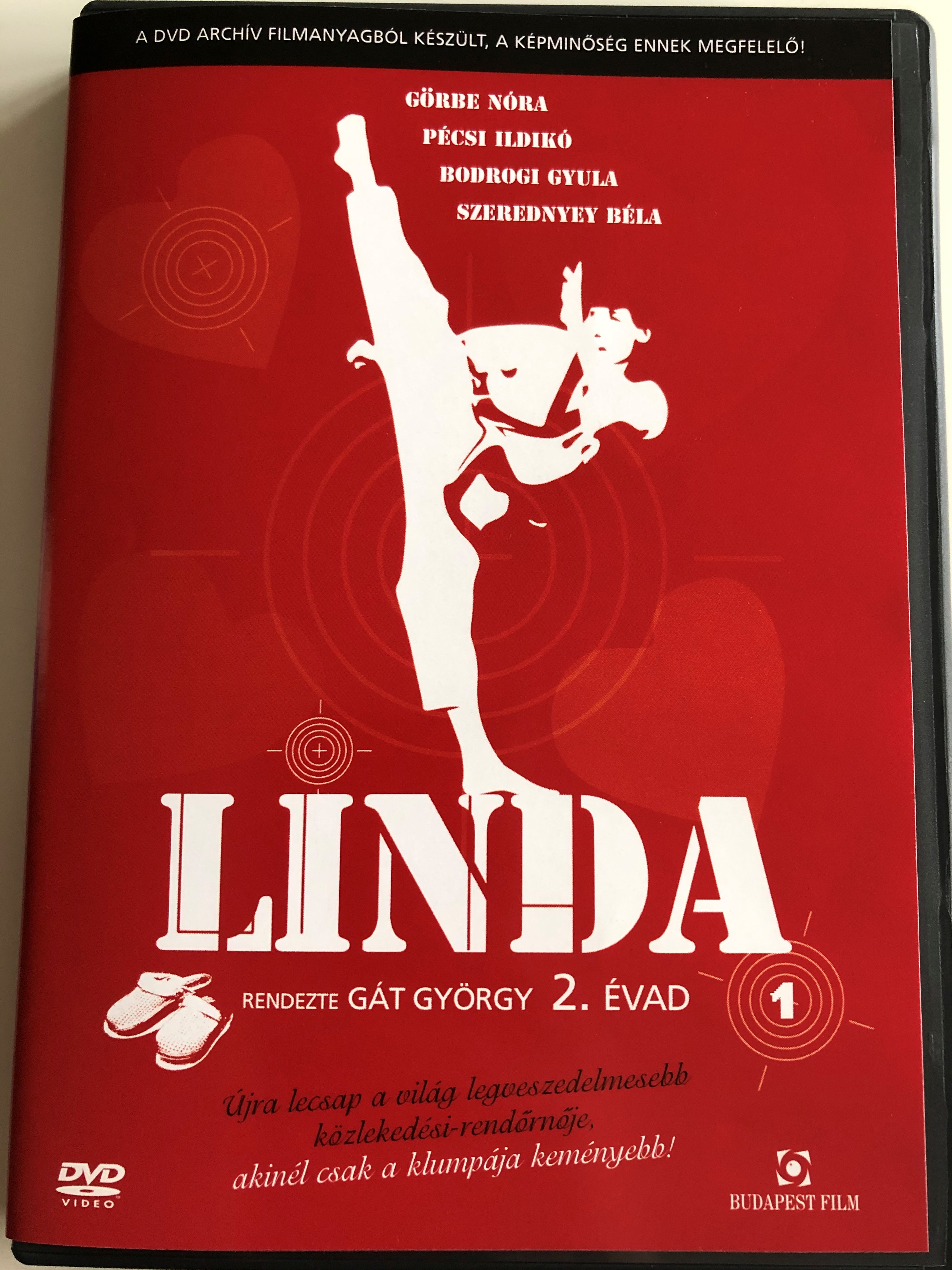 Linda Sorozat 2 évad 1. DVD 1983 Hungarian TV Series - Season 2, Disc 1 /  Directed by Gát György / Starring: Görbe Nóra, Szerednyey Béla, Bodrogi  Gyula, Pécsi Ildikó - Bible in My Language