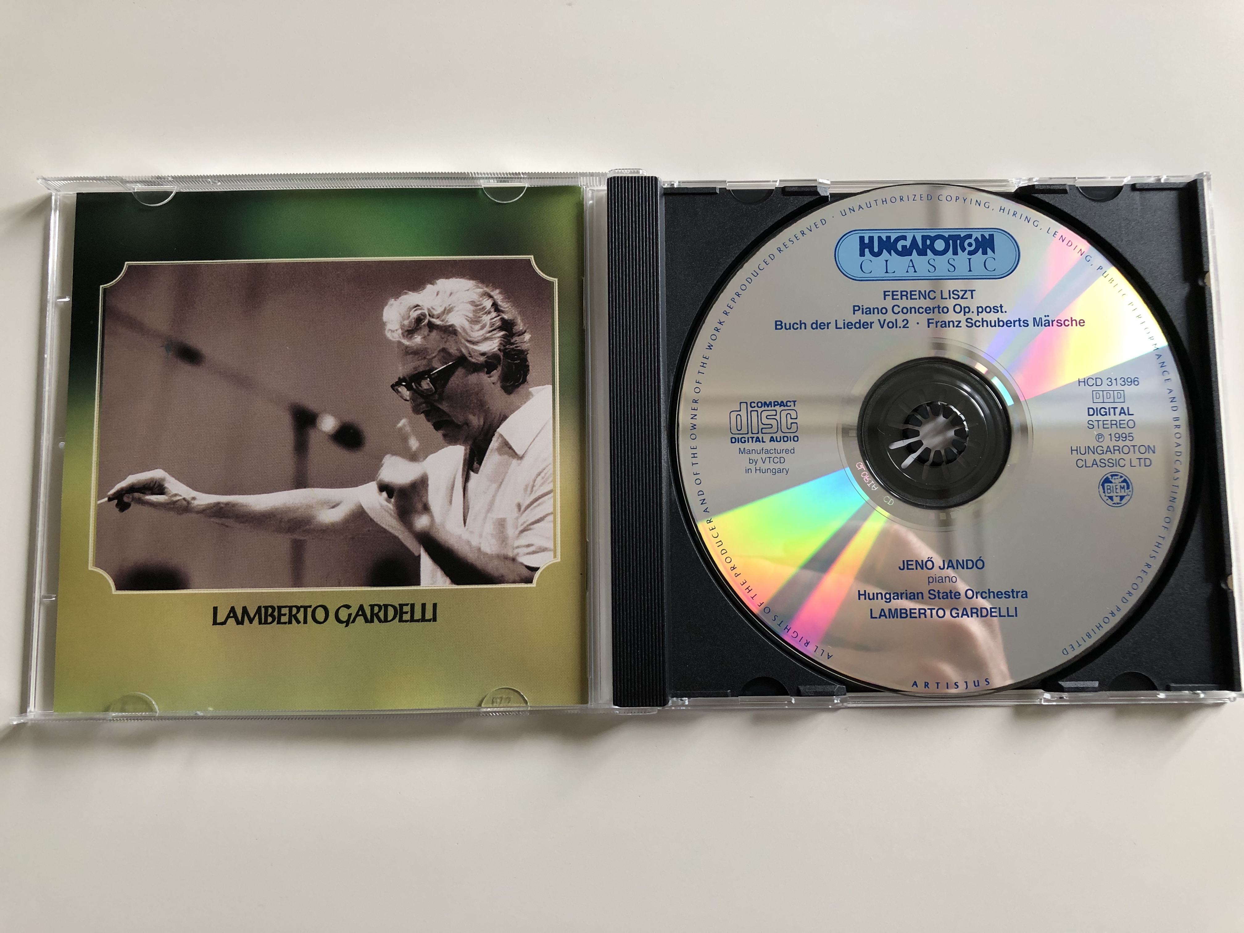 Liszt Ferenc Piano Concerto Op Post Buch Der Lieder Vol 2 Jeno Jando Piano Hungarian State Orchestra Conducted By Lamberto Gardelli Audio Cd 1997 Hungaroton Classic Hcd 31396 Bibleinmylanguage