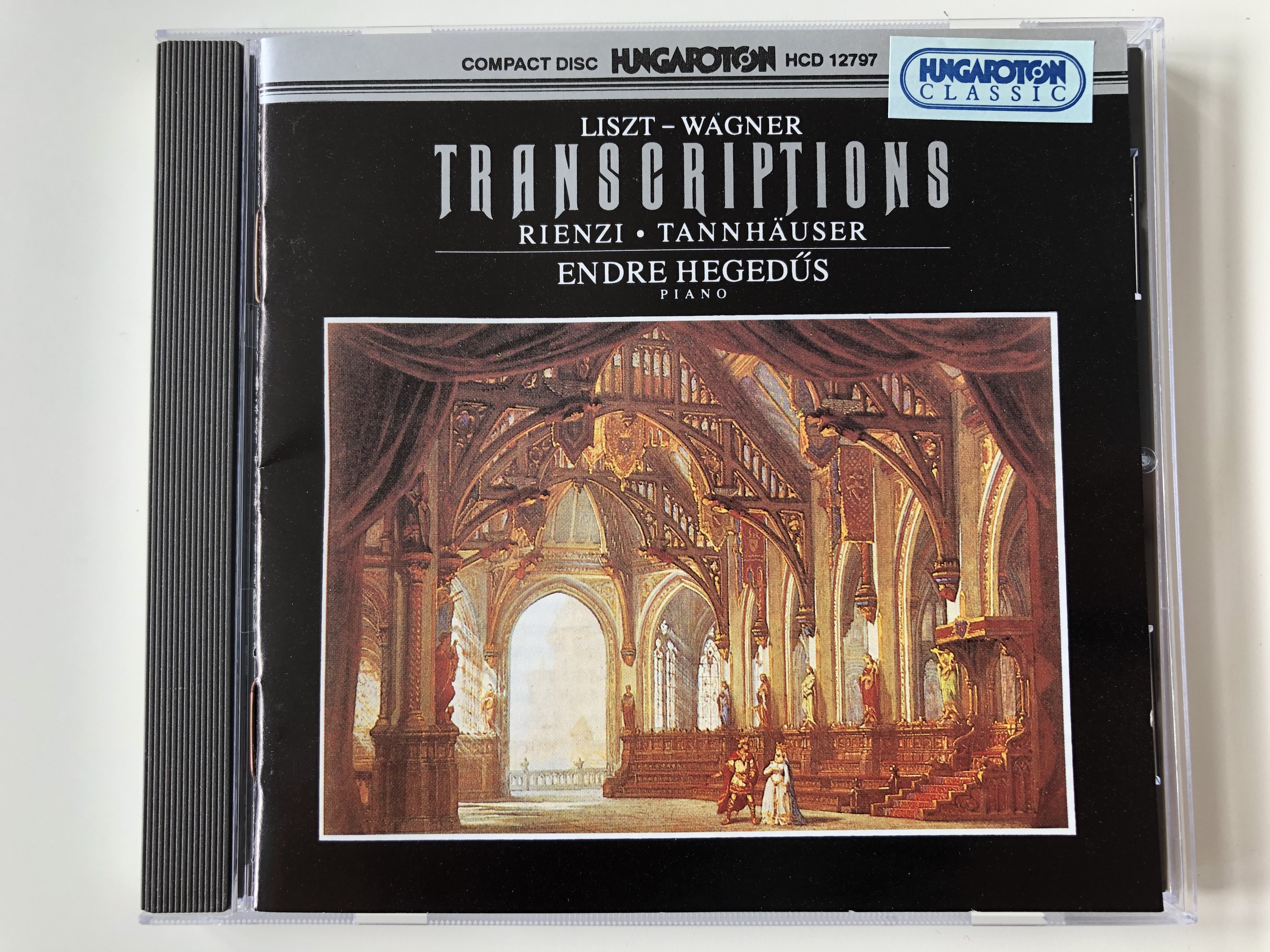 Liszt-Wagner - Transcriptions, Rienzi, Tannhauser / Endre Hegedu's - piano  / Hungaroton Classic Audio CD 1995 Stereo / HCD 12797 - bibleinmylanguage