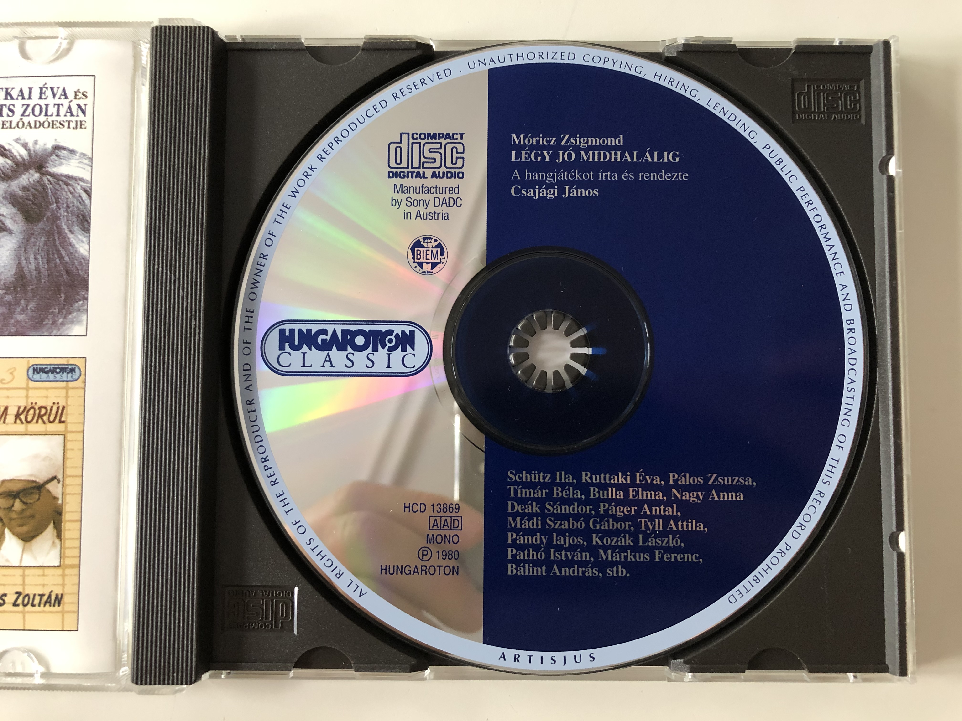 Móricz Zsigmond - Légy Jó Mindhalálig / Hungaroton Classic Audio CD ...