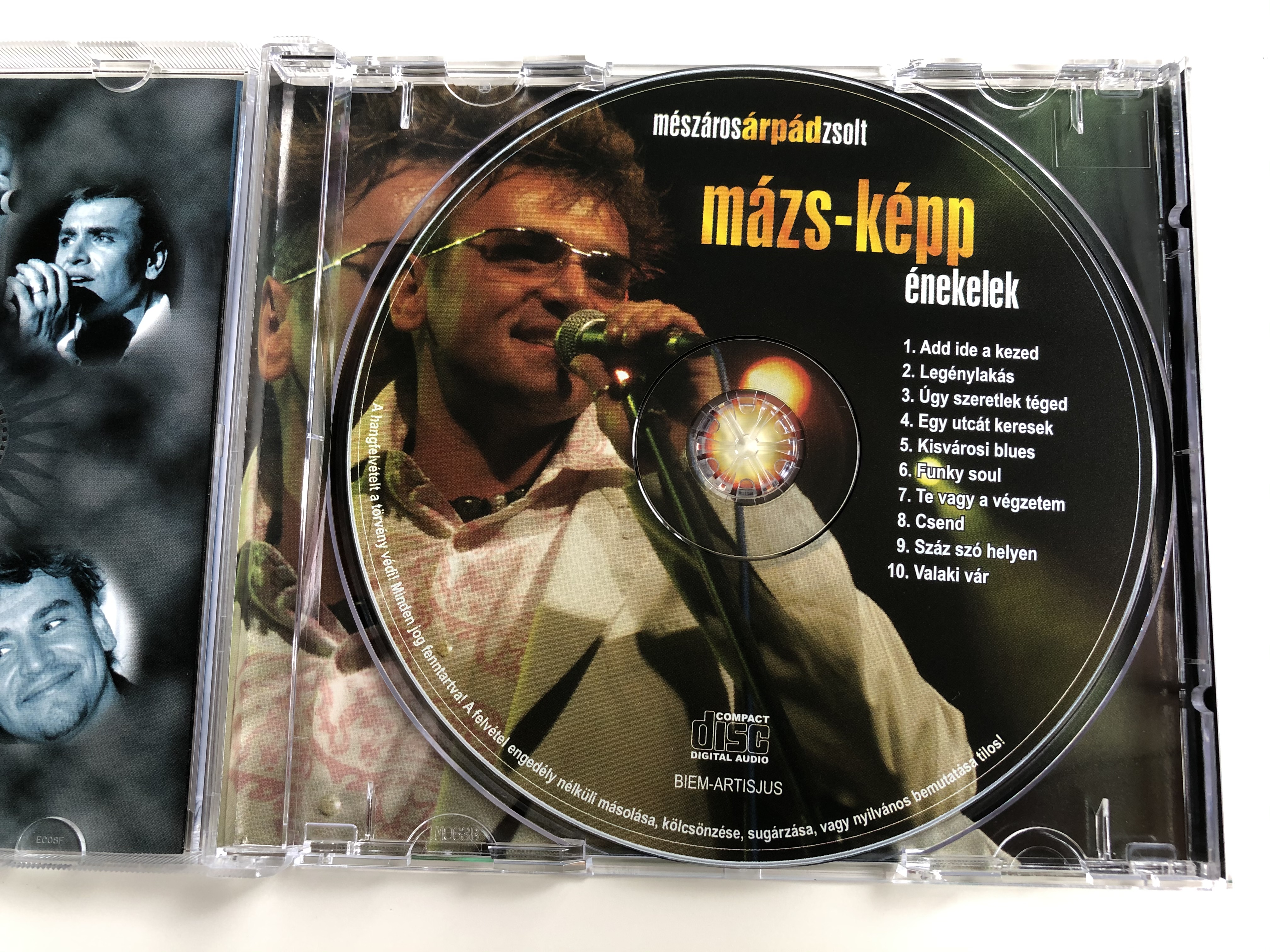 Mészáros Árpád Zsolt ‎– Mázs-képp Énekelek / Audio CD 2006 / MZS-001 /  Hungarian Pop Music - bibleinmylanguage
