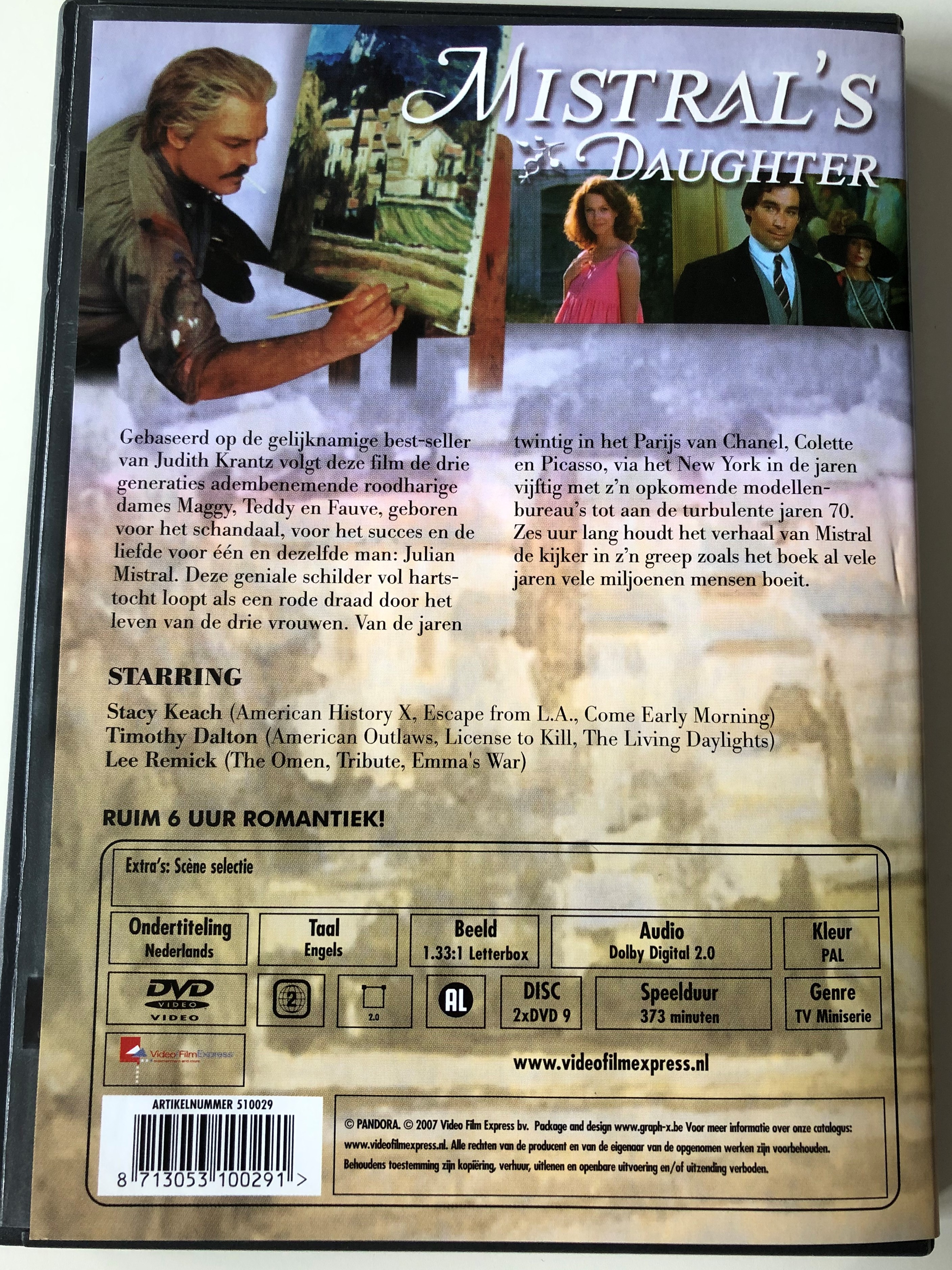 Mistral's Daughter 2xDVD 1984 American television miniseries / Directed by  Douglas Hickox, Kevin Connor / Starring: Stefanie Powers, Stacy Keach, Lee  Remick, Robert Urich, Timothy Dalton - Bible in My Language