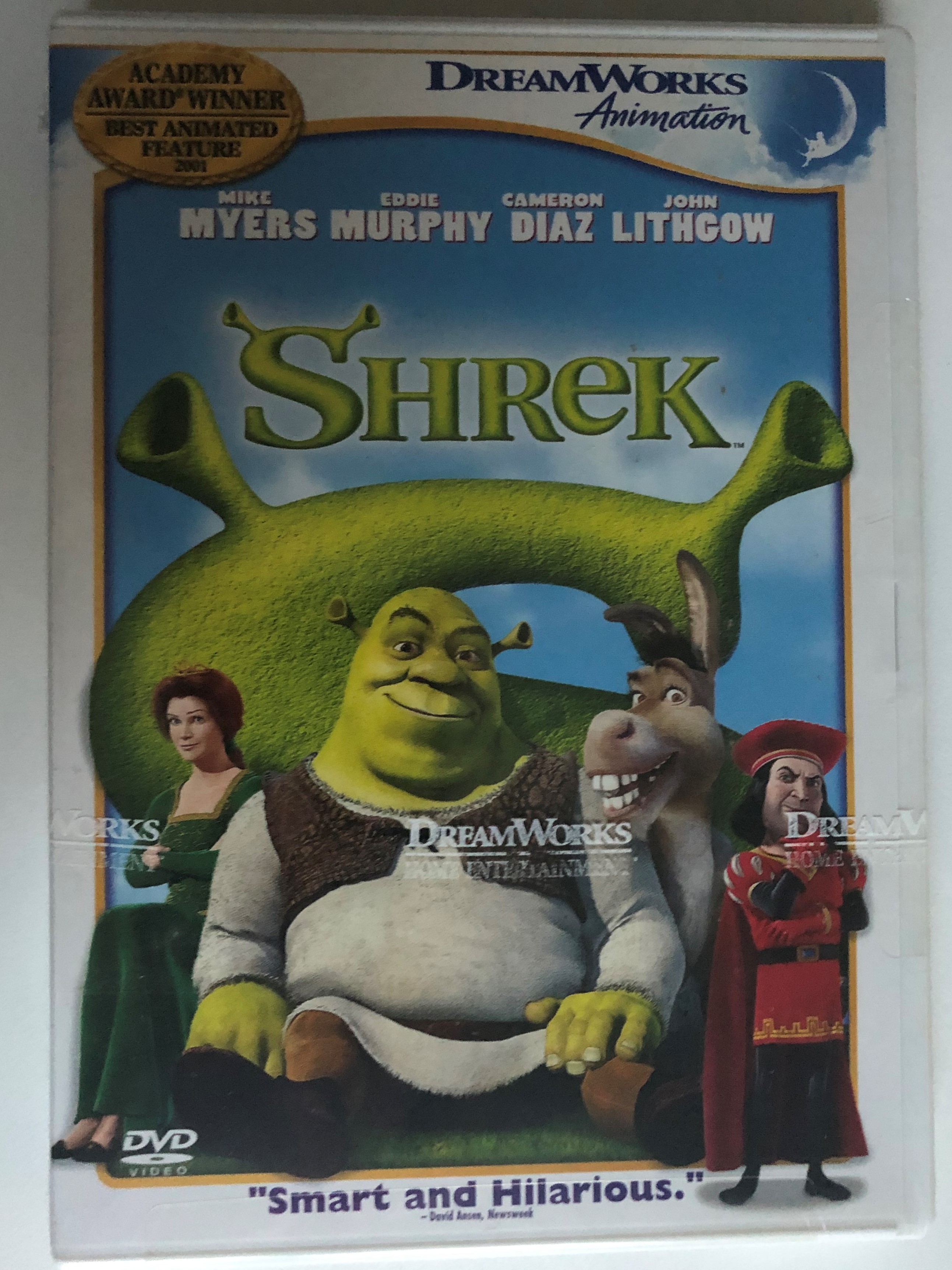 Shrek DVD 2001 / Directed by Andrew Adamson, Vicky Jenson / Starring: Mike  Myers, Eddie Murphy, Cameron Diaz - bibleinmylanguage