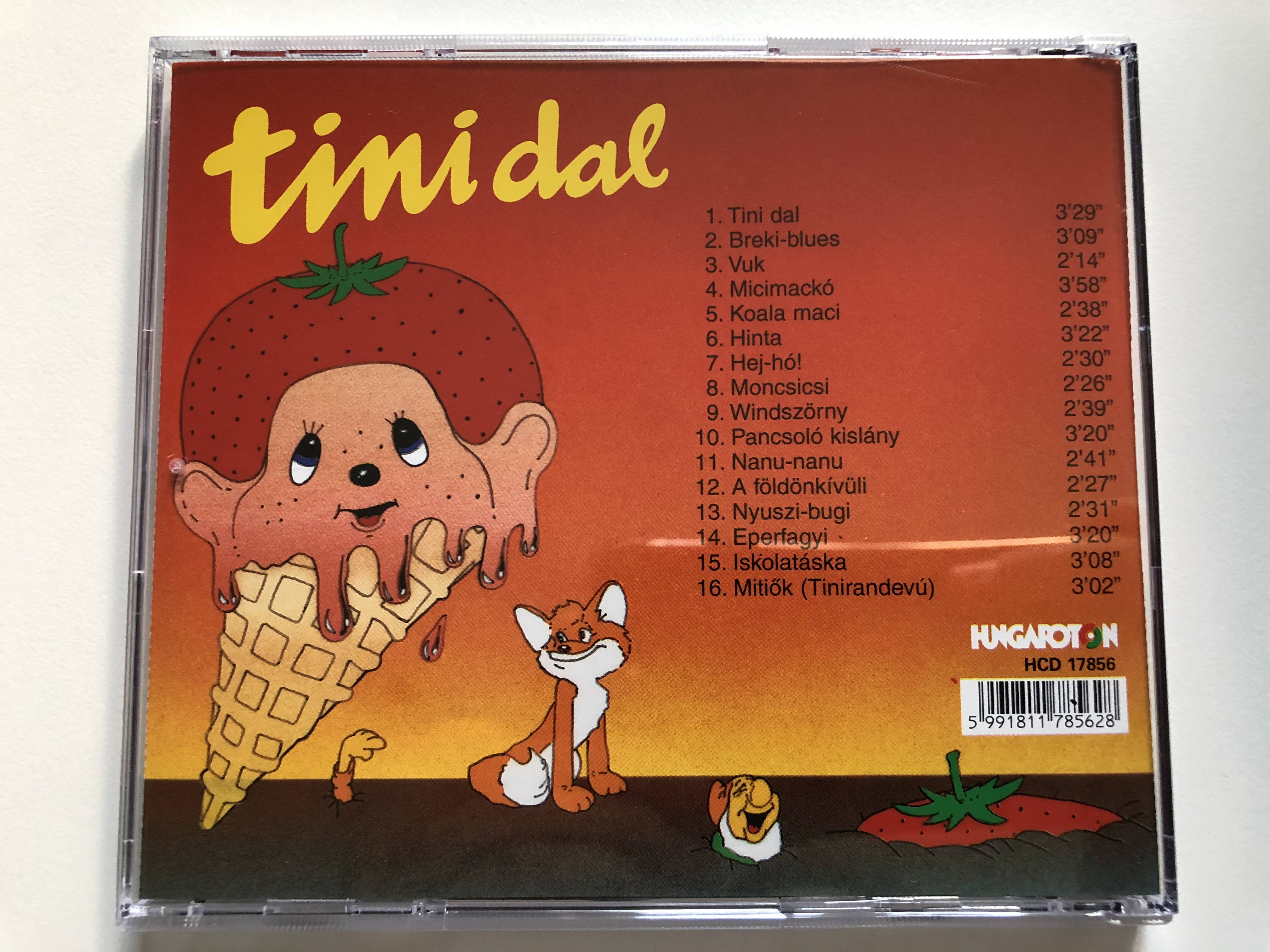 Tini Dal / Pancsoló Kislány, Eperfagyi, Micimackó, Iskolatáska, Moncsicsi /  Hungaroton Audio CD / HCD 17856 - bibleinmylanguage