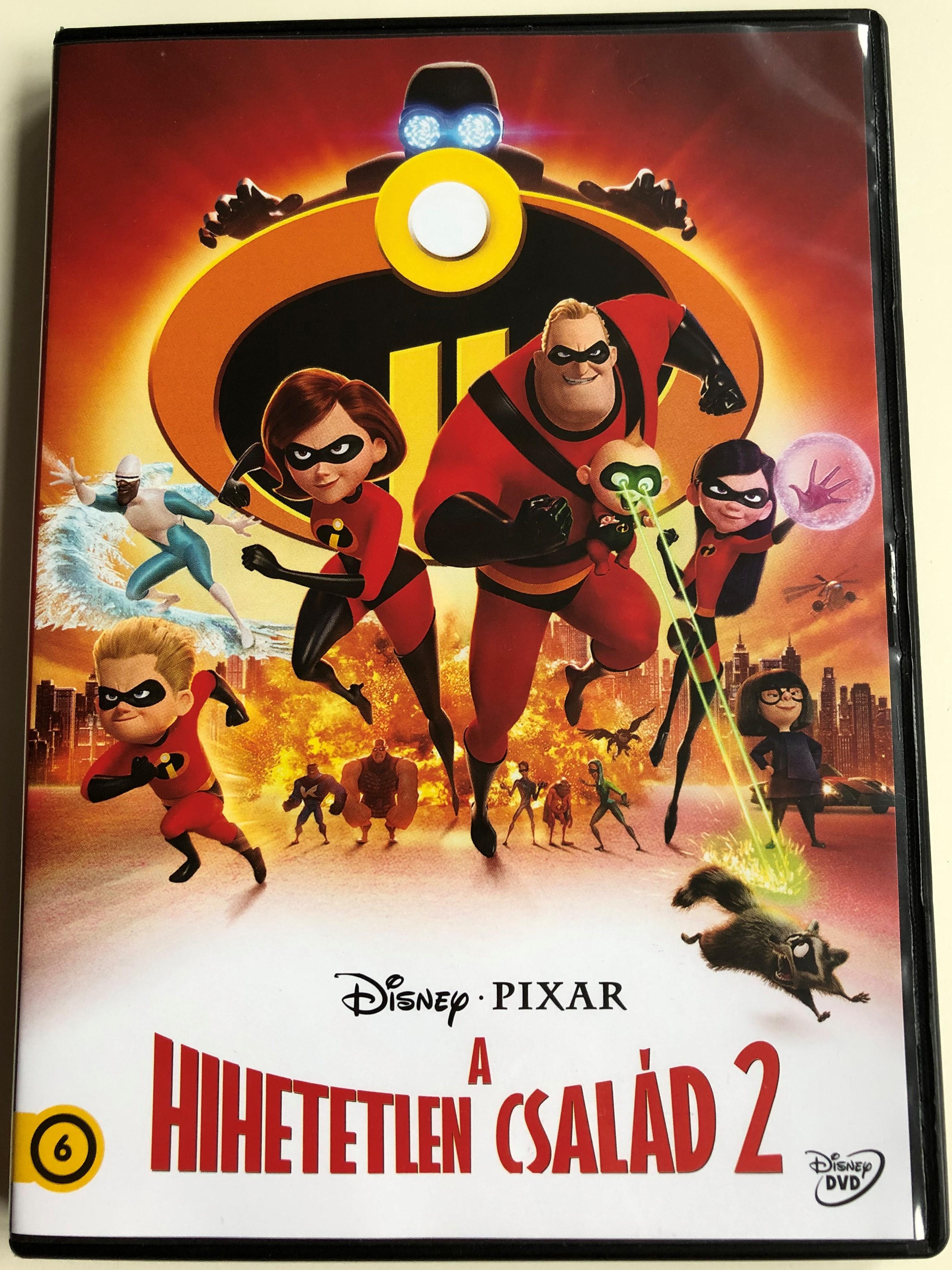 The Incredibles 2 DVD 2018 A Hihetetlen család 2 / Directed by Brad Bird /  Starring: Craig T. Nelson, Holly Hunter, Sarah Vowell, Huckleberry Milner -  bibleinmylanguage