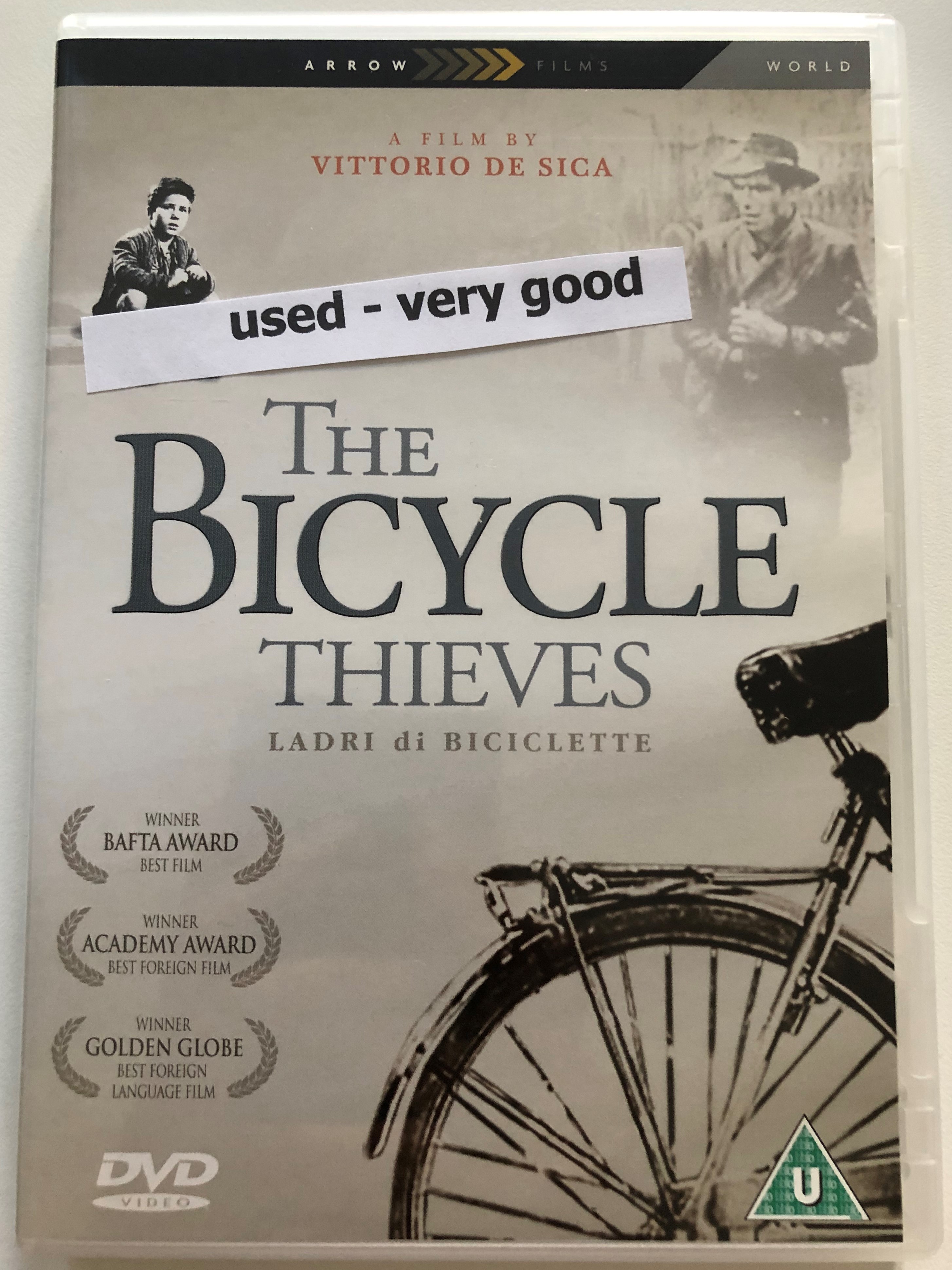 The Bicycle Thieves DVD 1948 Ladri di Biciclette / Directed by Vittorio de  Sica / Starring: Lamberto Maggiorani, Enzo Staiola, Lianella Carell -  bibleinmylanguage