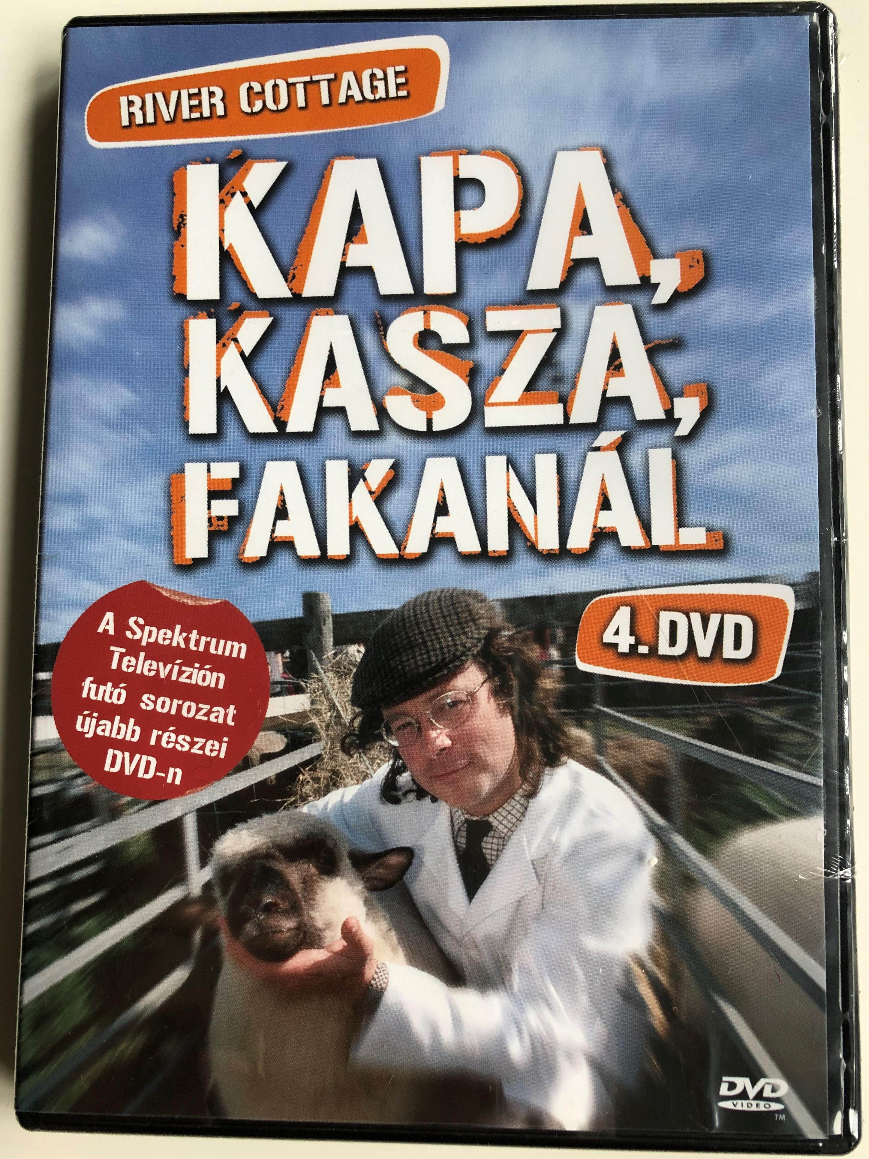 River Cottage Disc 4 DVD 1999 Kapa, kasza, fakanál 4 / Directed by Zam  Baring, Andrew Palmer, Billy Paulett / Cooking with Hugh  Fearnley-Whittingstall / 3 Episodes on Disc / ER6052 - bibleinmylanguage