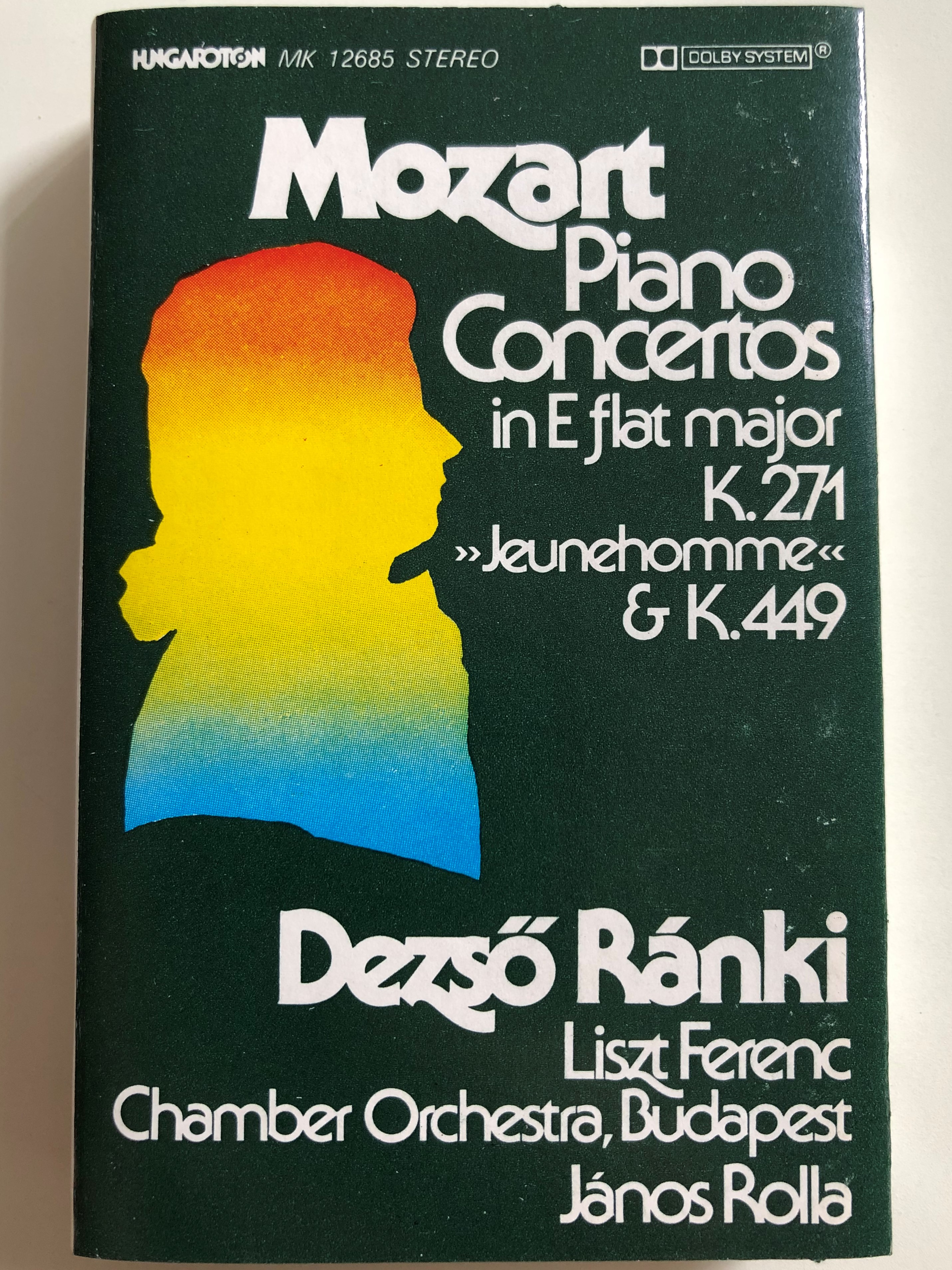 Mozart - Piano Concertos In E Flat Major K. 271 "Jeunehomme" & K. 449 /  Dezső Ránki, Liszt Ferenc Chamber Orchestra / Conducted: János Rolla ‎/  HUNGAROTON CASSETTE STEREO / MK 12685 - bibleinmylanguage