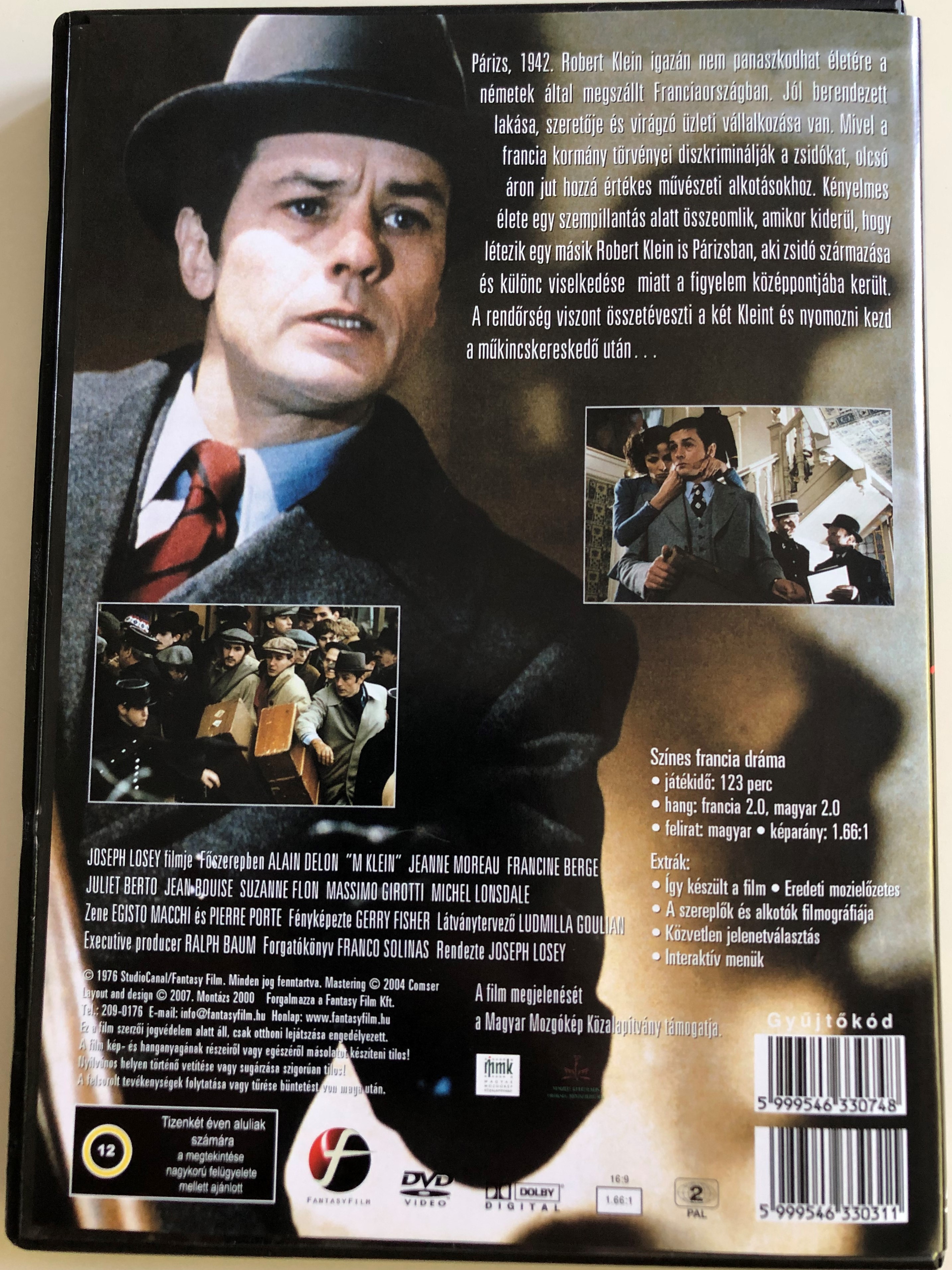 Mr. Klein DVD 1976 Klein Úr / Directed by Joseph Losey / Starring: Alain  Delon, Jeanne Moreau, Francine Bergé, Juliet Berto, Jean Bouise, Suzanne  Flon - bibleinmylanguage