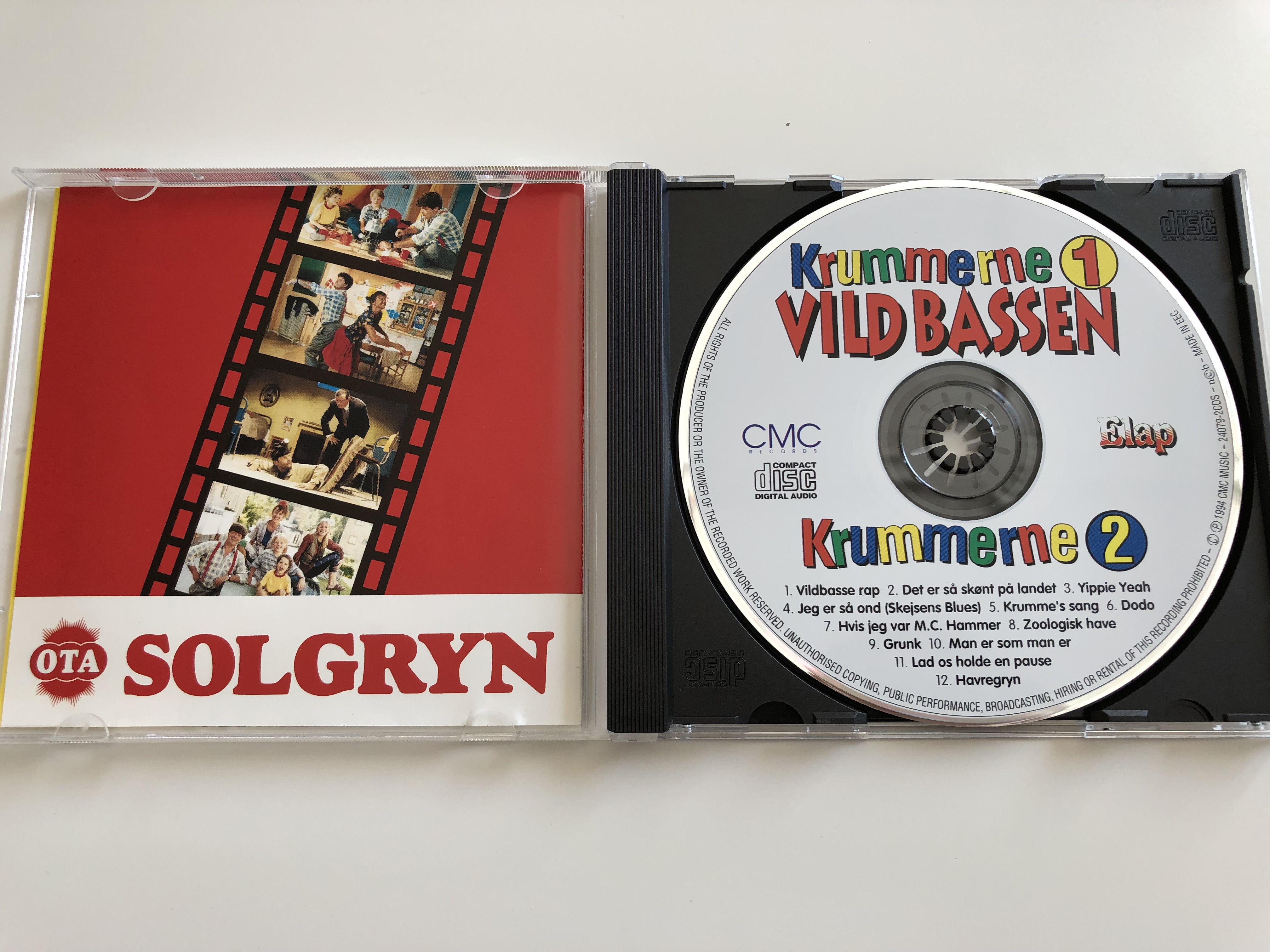 Nu Er Der Ekstra Krummer Til Dit Salg Ota Solgryn Cmc Records Audio Cd Extra Crumbs For Sale Danish Hits Bibleinmylanguage