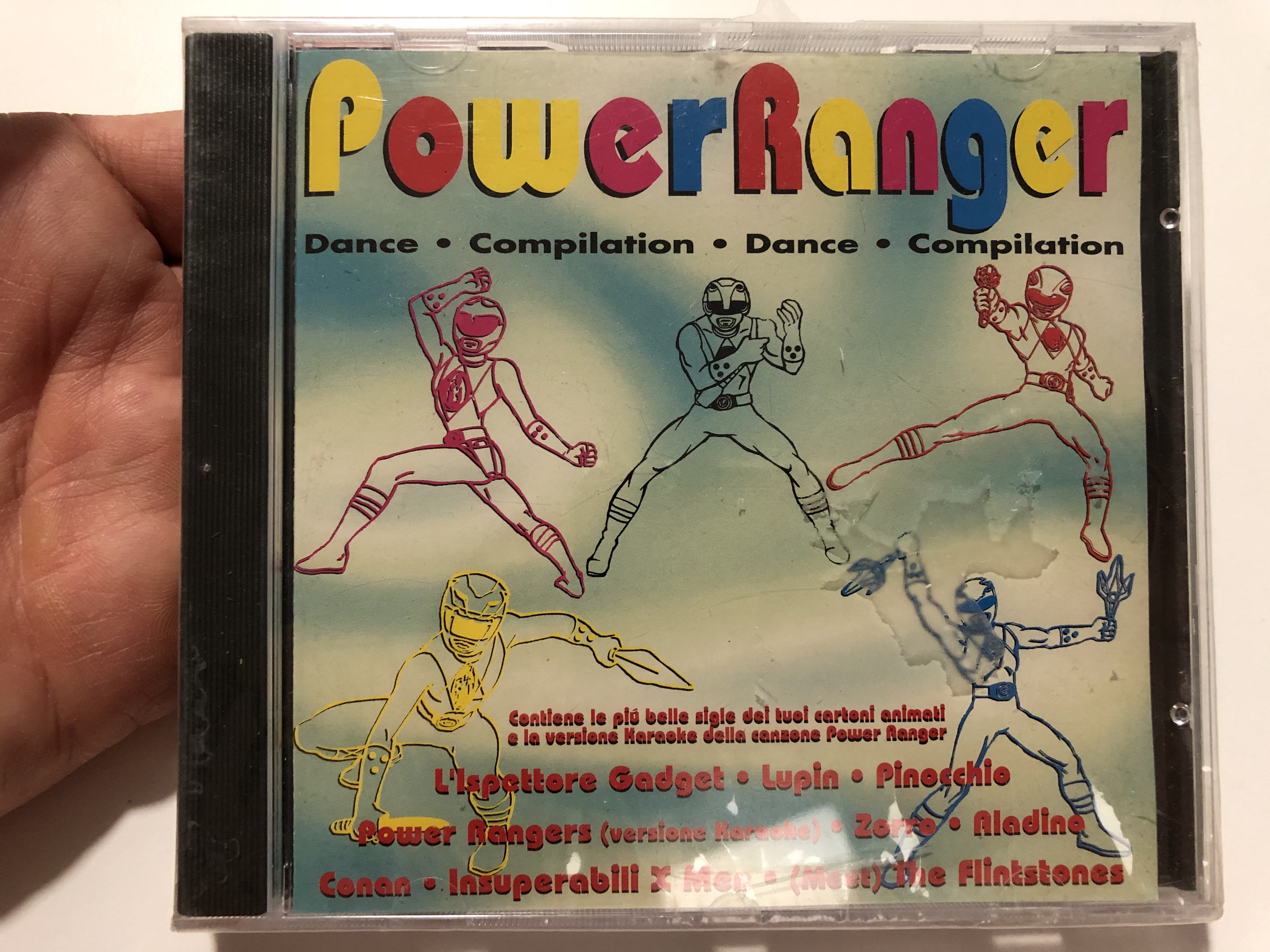 Power Ranger – Dance Compilation / L'Ispettore Gadget, Lupin, Pinocchio,  Power Ranger (Versione Karaoke), Zorro, Aladino, Conan, Insuperabili X Men  / Discomagic Records Audio CD / CD/1129 - bibleinmylanguage