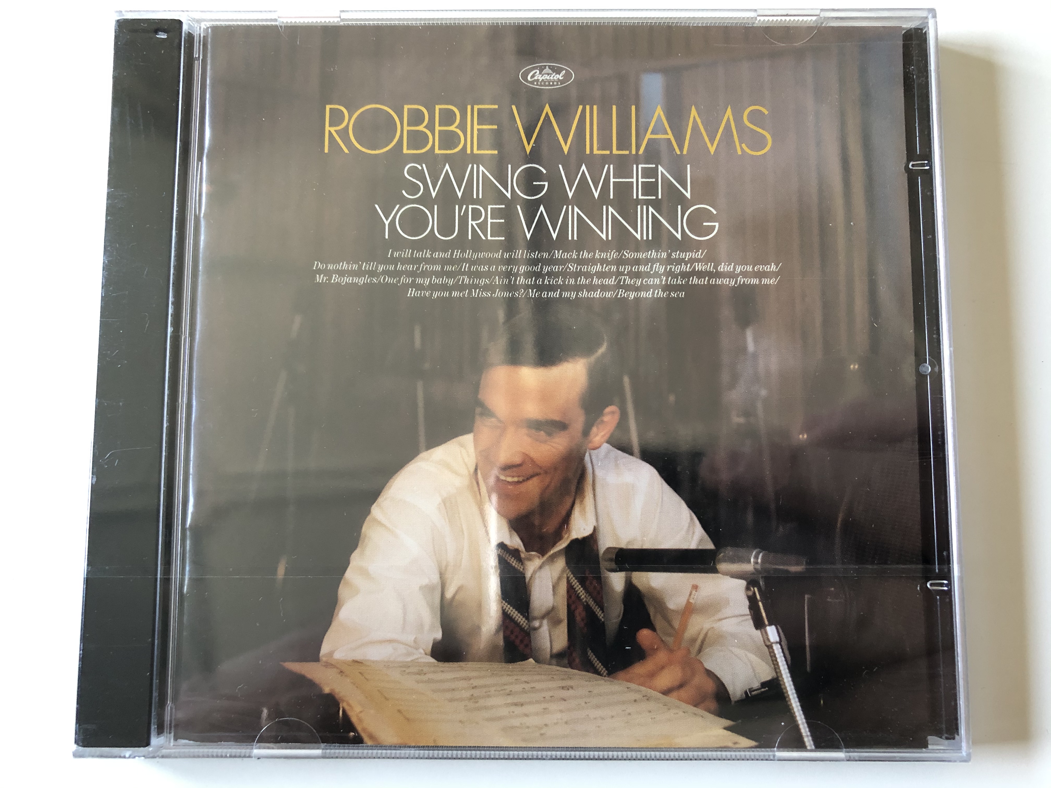 Robbie Williams ‎– Swing When You're Winning / I Will Talk And Hollywood  Will Listen, Mack The Knife, Somethin' Stupid, Do Nothin' Till You Hear  From Me, It Was A Very Good