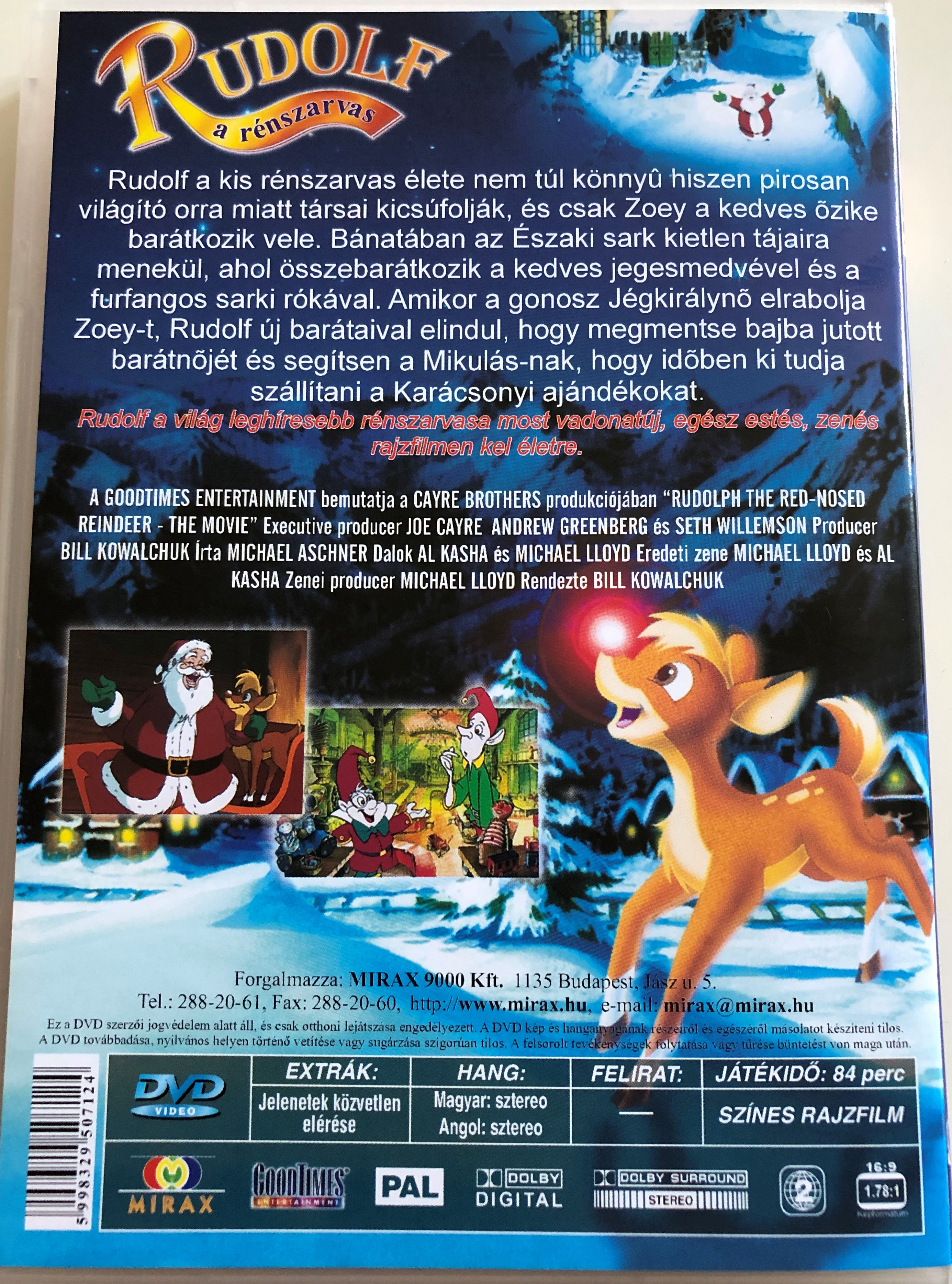 Rudolph the red nosed reindeer the movie 1998 poster