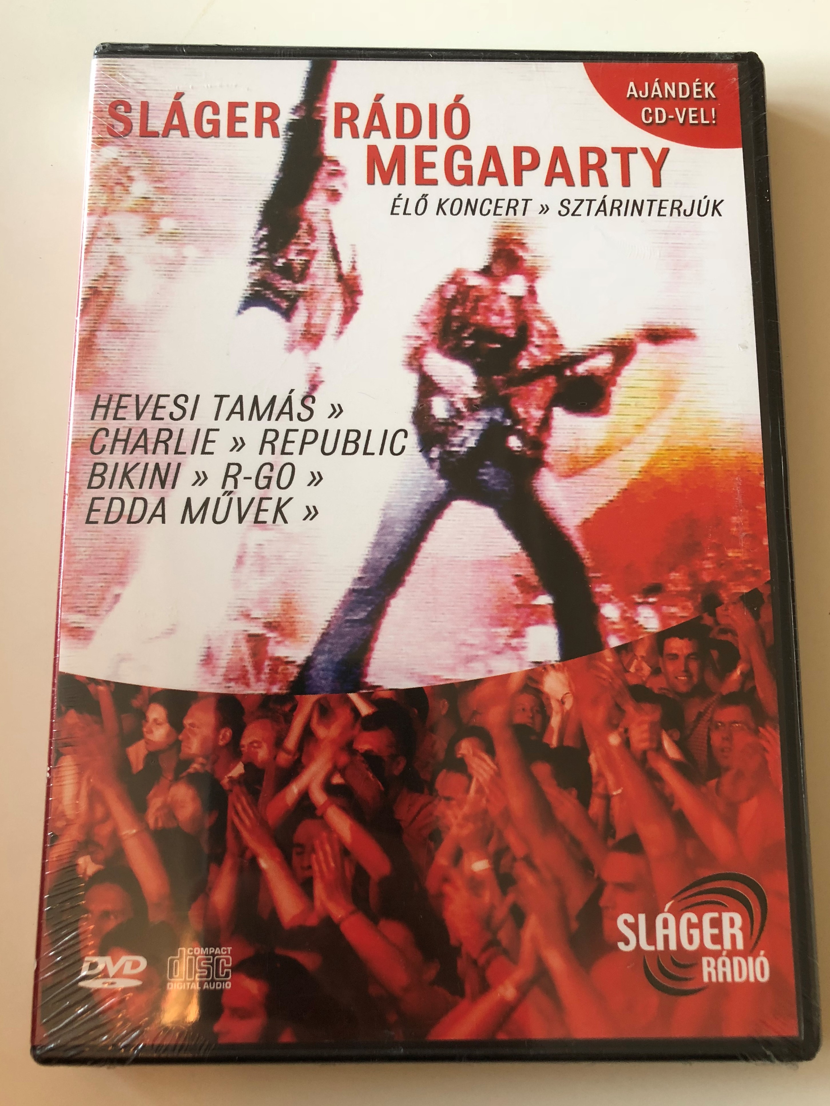 Sláger Rádió Megaparty DVD + CD 2005 / Hungarian Popular Music Anthology /  Live Concert - bibleinmylanguage