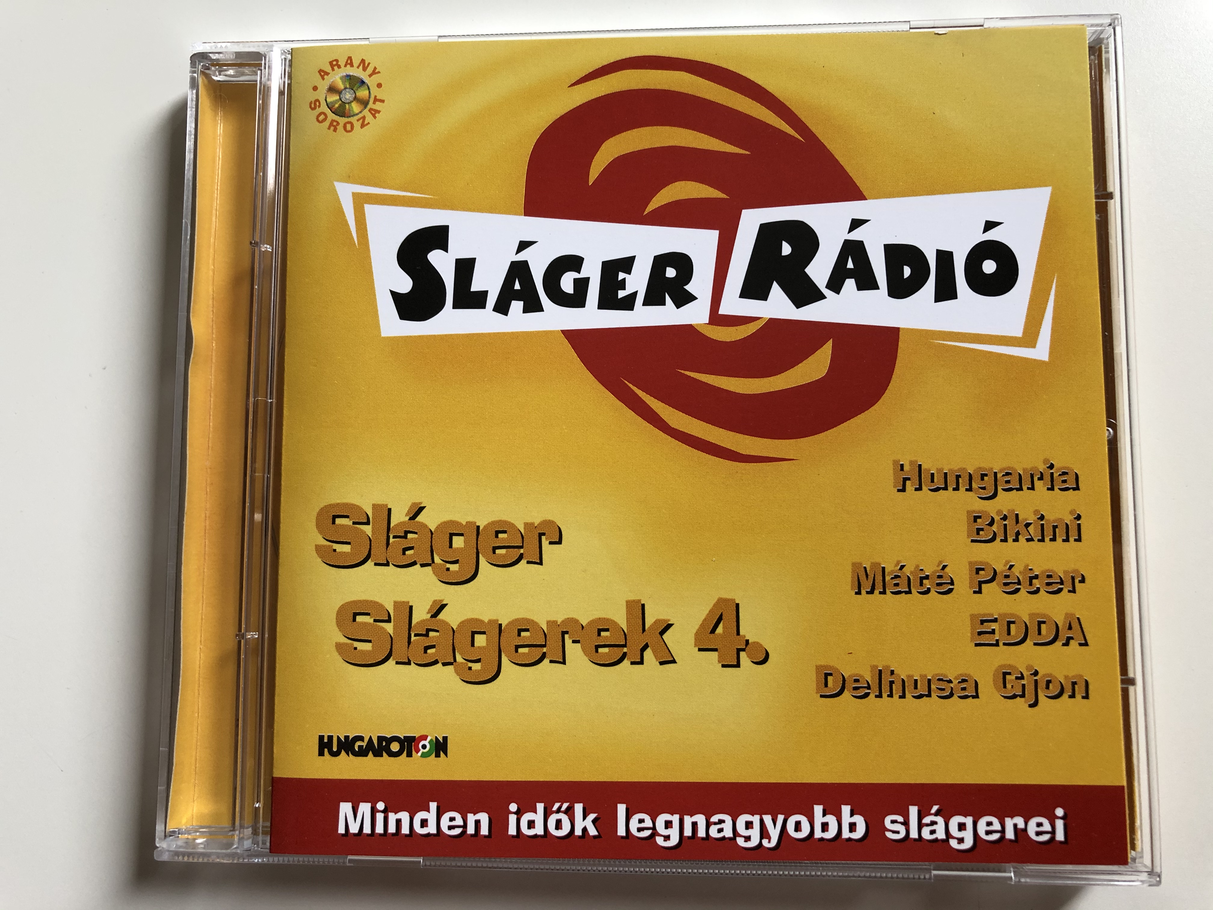 Sláger Radio / Sláger Slágerek 4. / Hungaria, Bikini, Mate Peter, EDDA,  Delhusa Gjon / Minden idok legnagyobb slagerei / Hungaroton Audio CD 2000 /  HCD 71031 - bibleinmylanguage