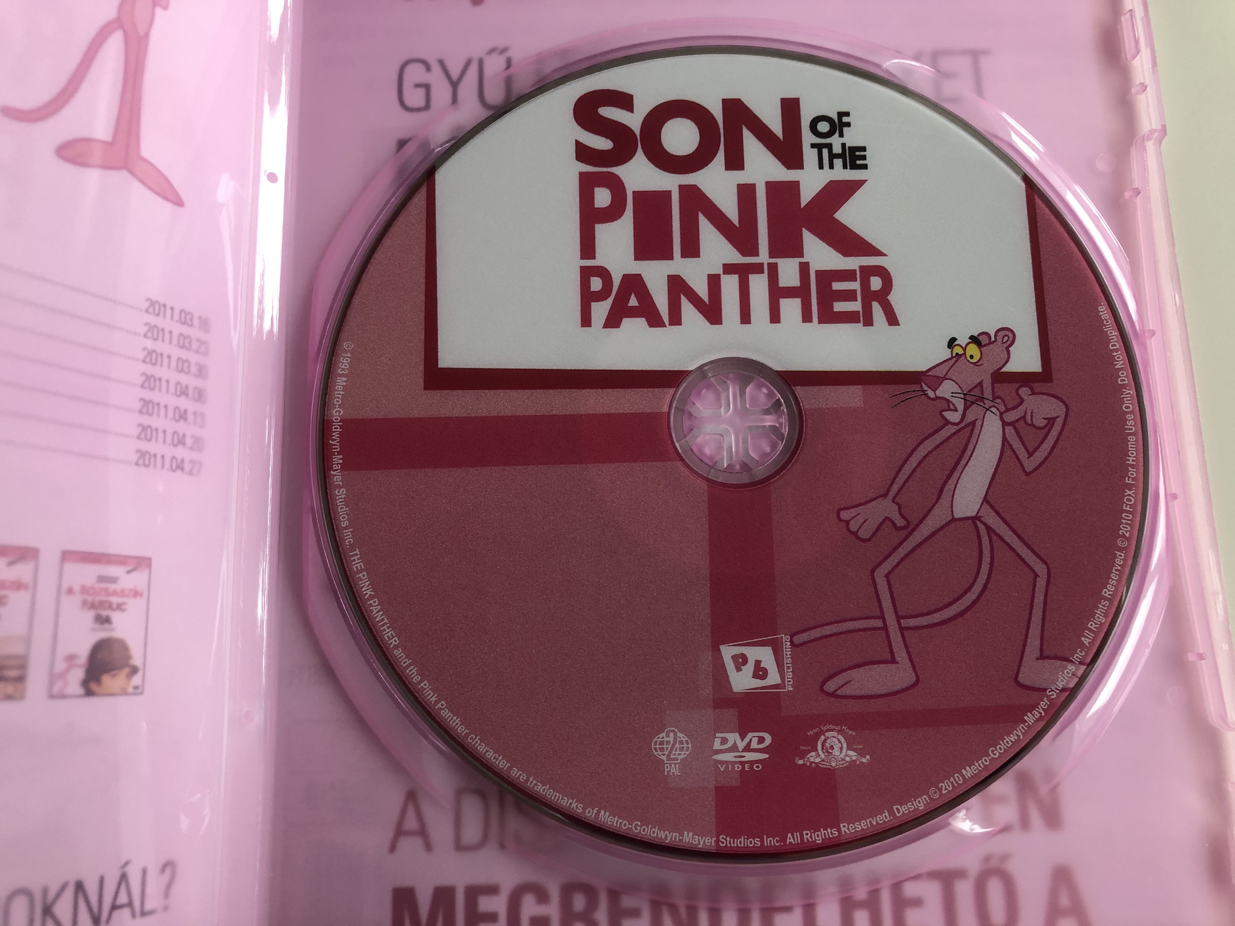 Son of the Pink Panther DVD 1993 A rózsaszín párduc fia / Directed by Blake  Edwards / Starring: Roberto Benigni, Herbert Lom, Debrah Farentino, Robert  Davi - bibleinmylanguage