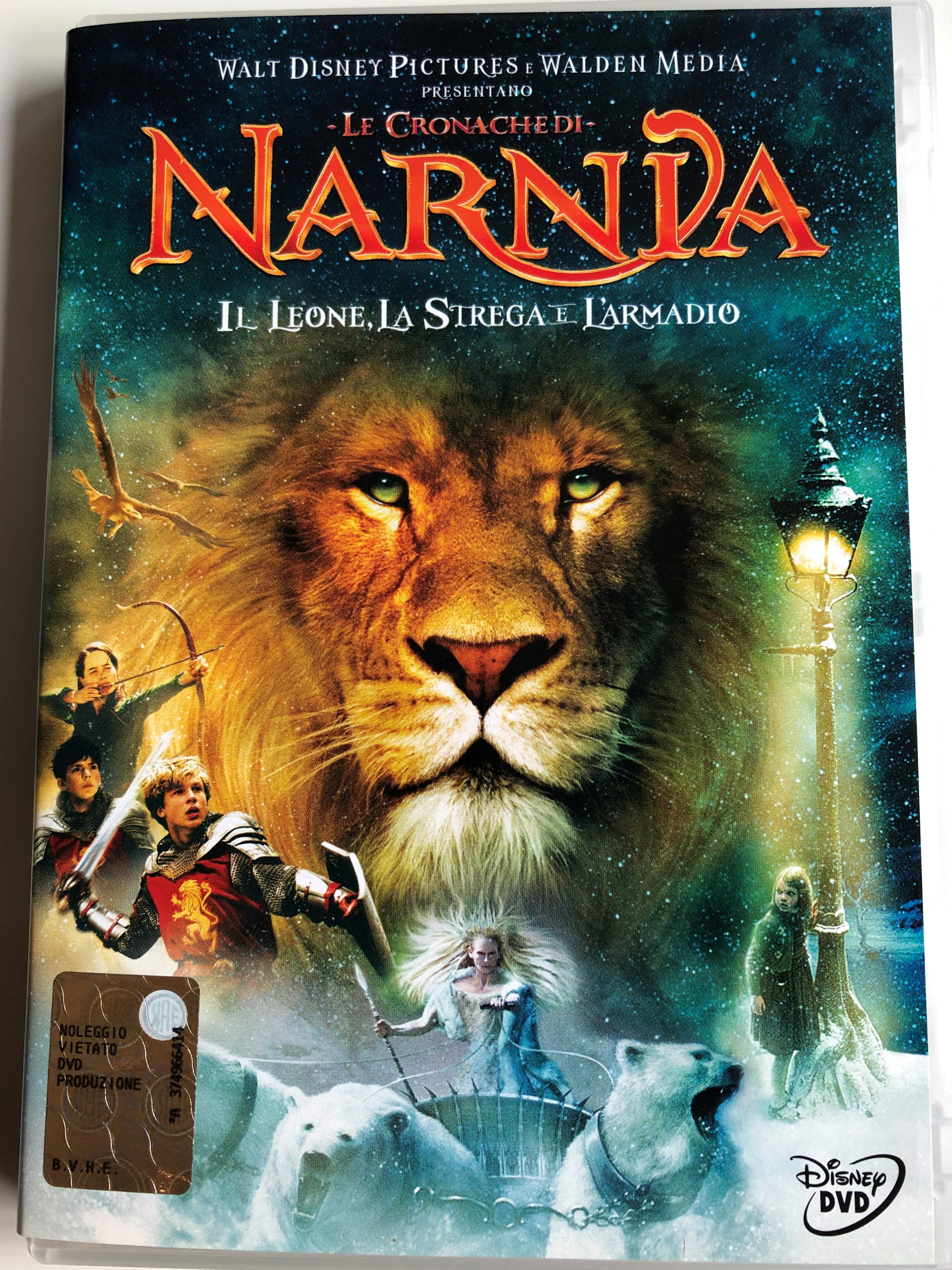 The Chronicles of Narnia: The Lion, The Witch and the Wardrobe DVD 2005 Le  Cronache Di Narnia: Il Leone, La Strega E L'armadio / Directed by Andrew  Adamson / Starring: William Moseley,