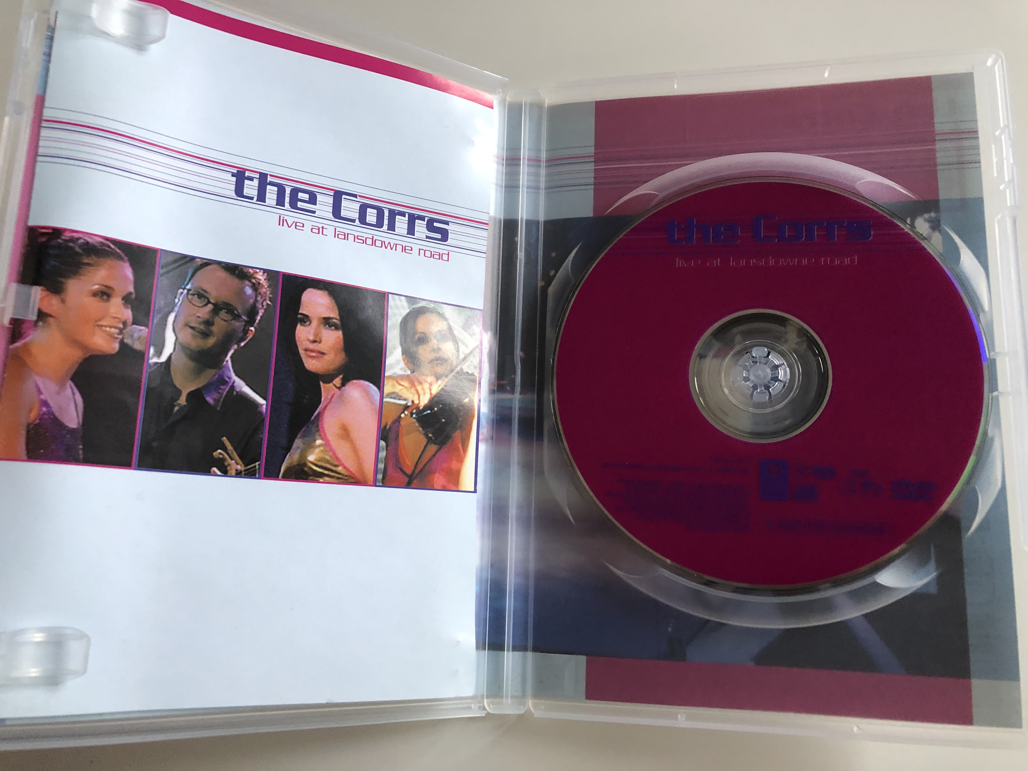 The Corrs DVD 2000 Live at the lansdowne road / Includes "The Corrs - in  Blue" Documentary / Warner Music Vision - bibleinmylanguage