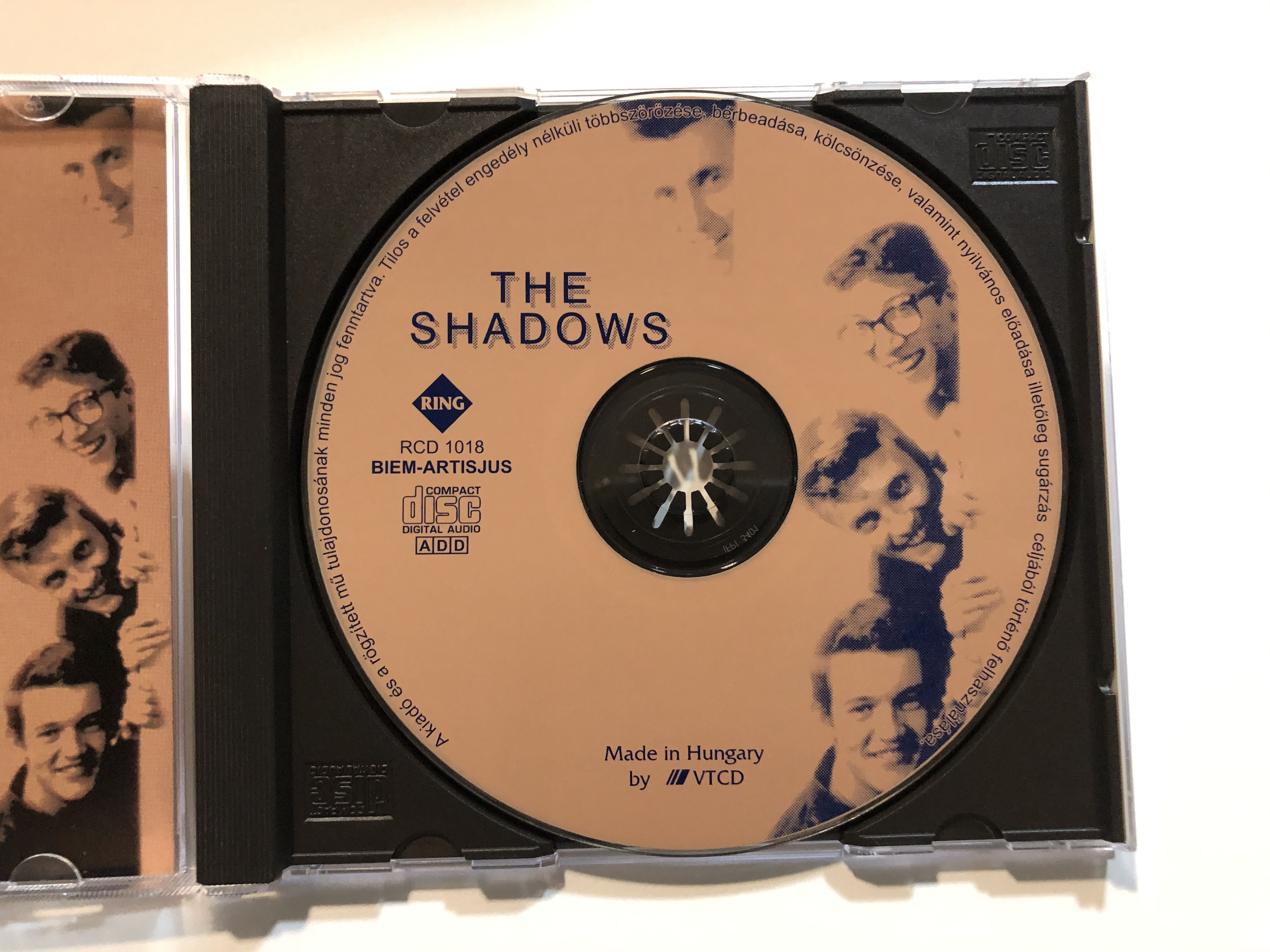 The Shadows / Greatest Hits / Ring Audio CD / RCD 1018 - bibleinmylanguage