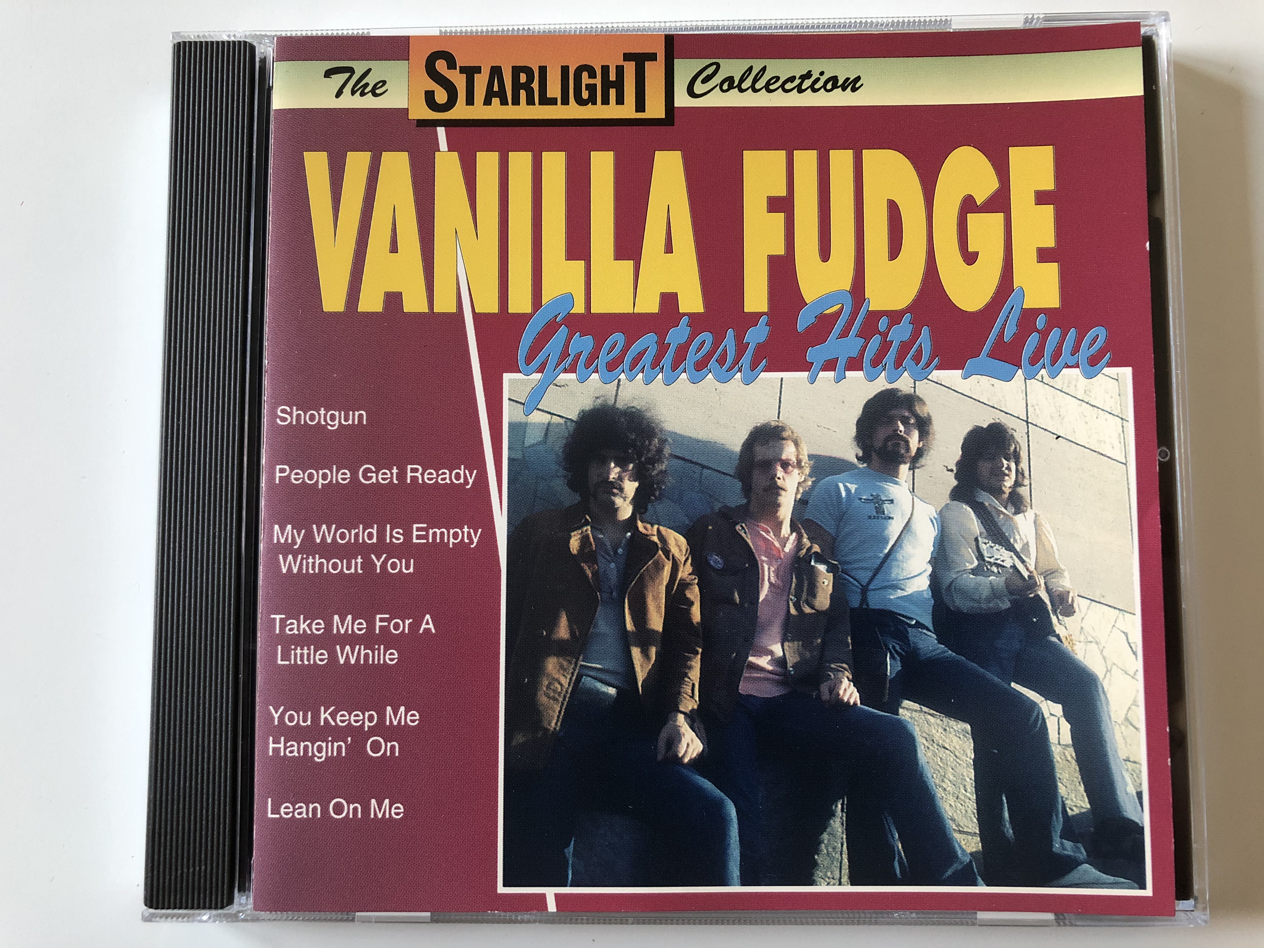 The Starlight Collection / Vanilla Fudge ‎– Greatest Hits Live / Shotgun,  People Get Ready, My World Is Empty Without You, Take Me For A Little  While, You Keep Me Hangin' On /